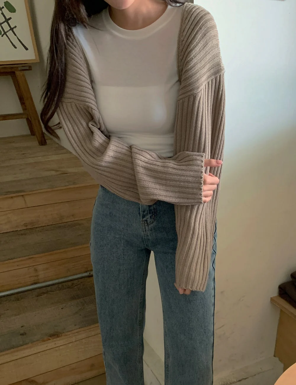 Ribbed Bolero Shrug BA09 - Image 11