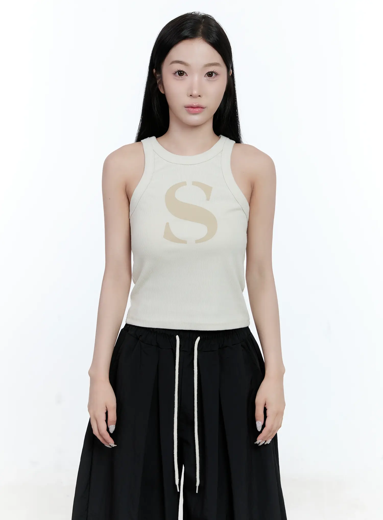 Ribbed Graphic Tank Top CG501 - Image 9