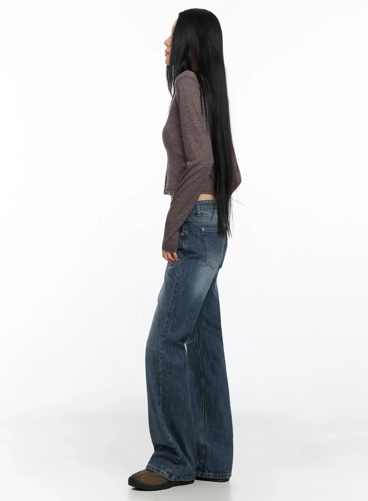 Ribbed Halterneck Top IO516 - Image 11