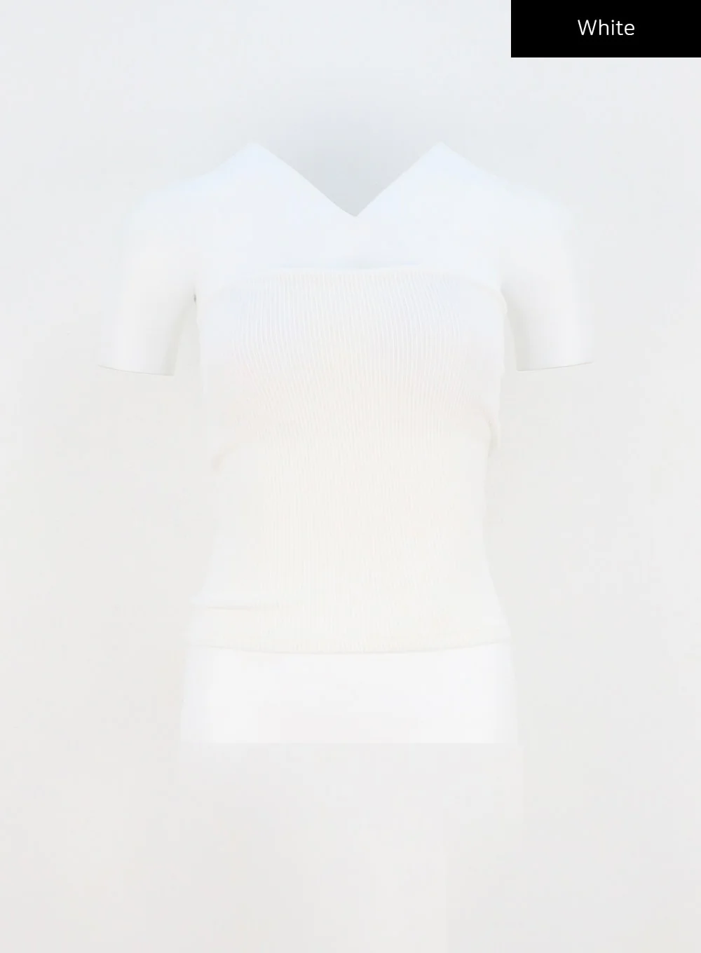 Ribbed Knit Tube Top CA327 - Image 13