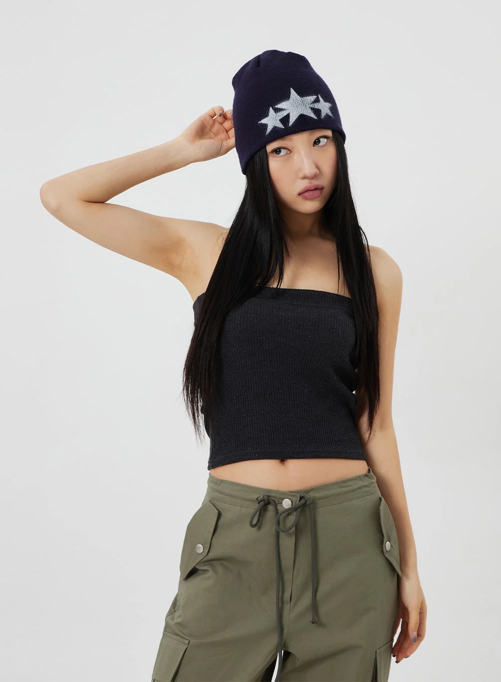 Ribbed Knit Tube Top CF323 - Image 5