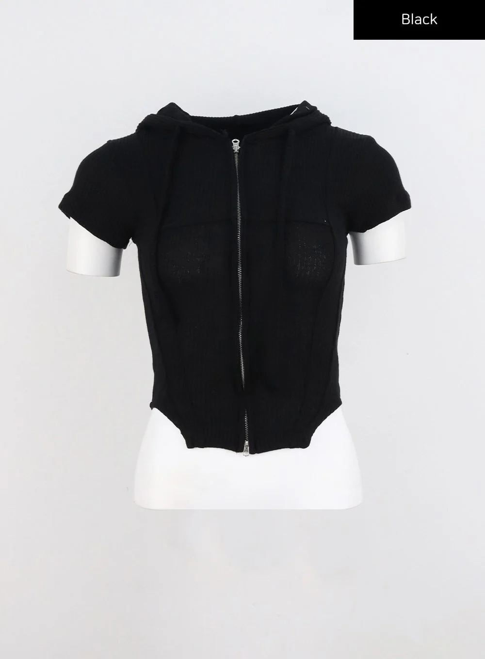 Ribbed Zip-Up Hoodie CL318 - Image 18