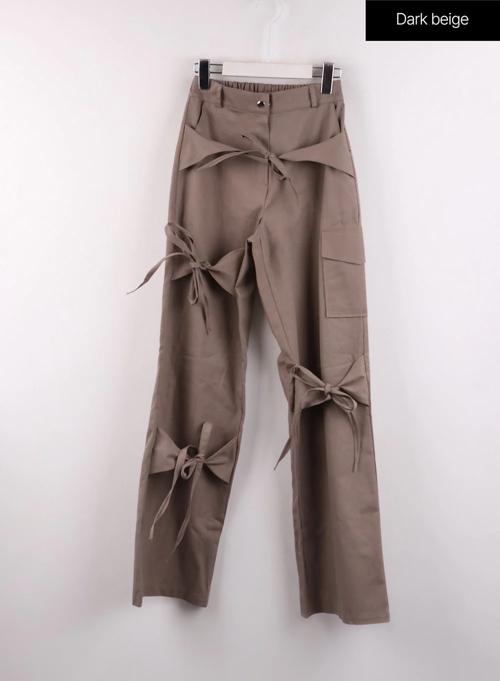 Ribbon Detail Cargo Pants CF401 - Image 12