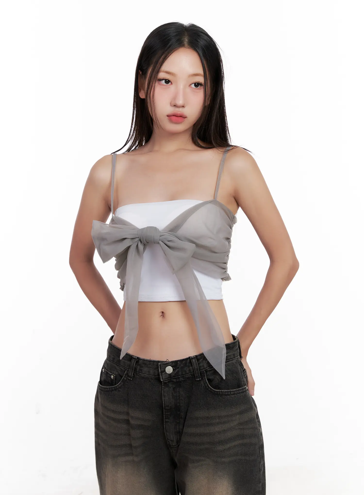 Ribbon Frill Top CL521 - Image 2
