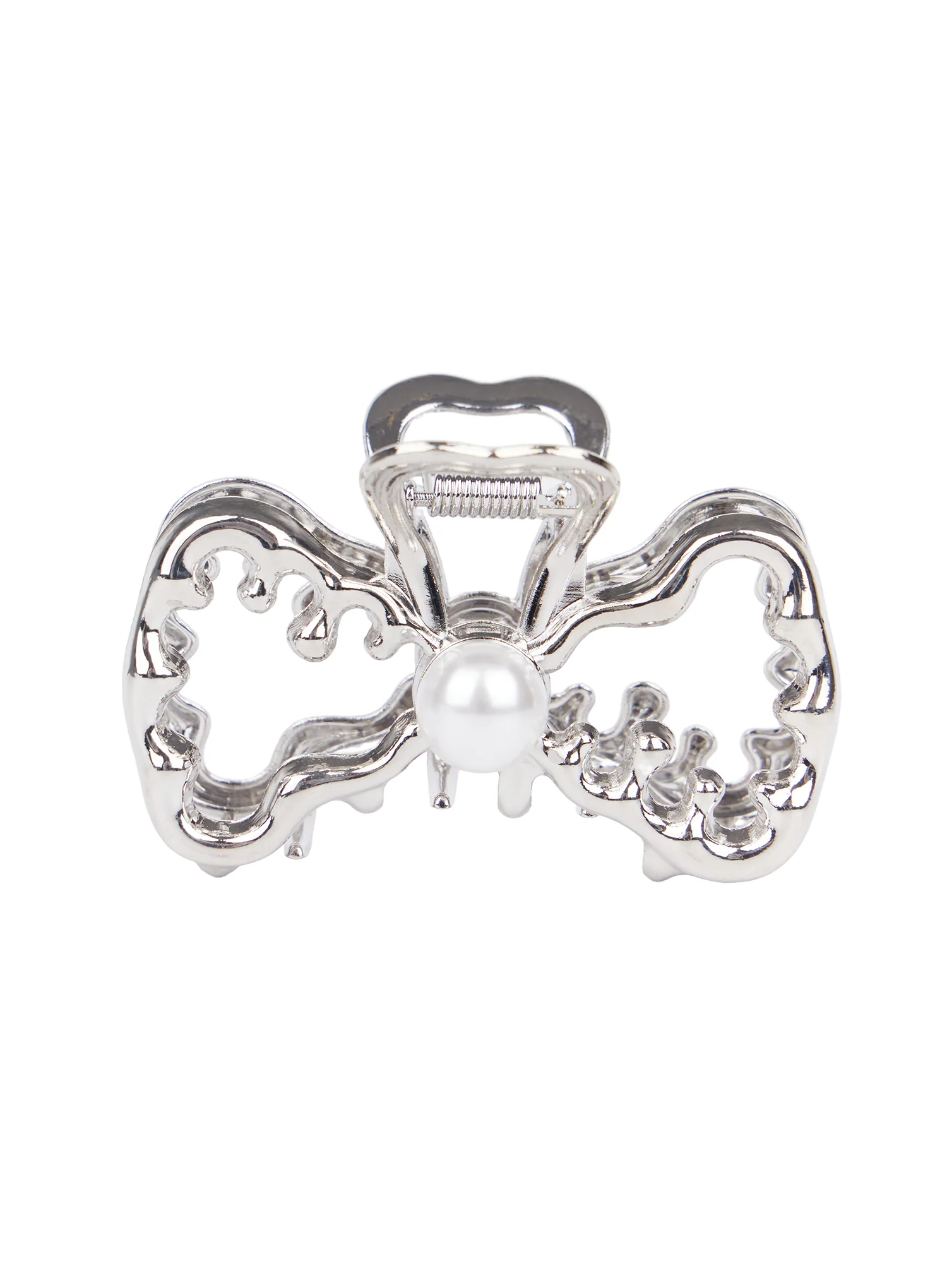 Ribbon Pearl Accent Hair Clip CM519 - Image 5