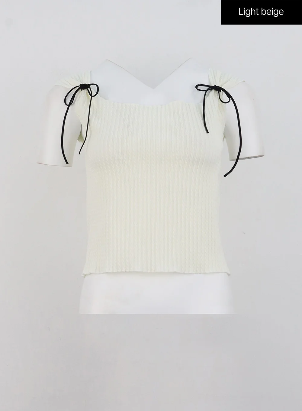Ribbon Sleeveless Top OL325 - Image 11