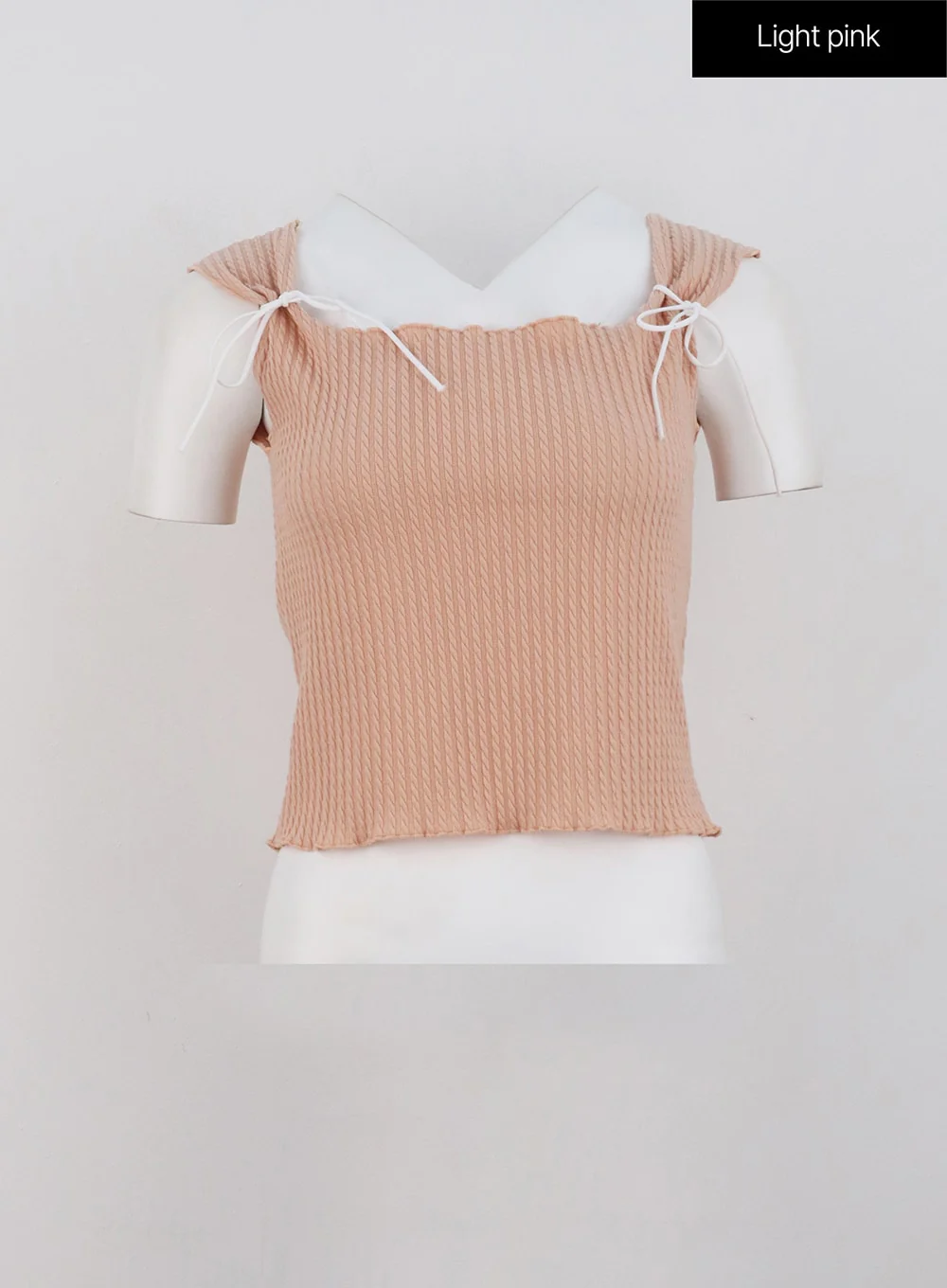 Ribbon Sleeveless Top OL325 - Image 13
