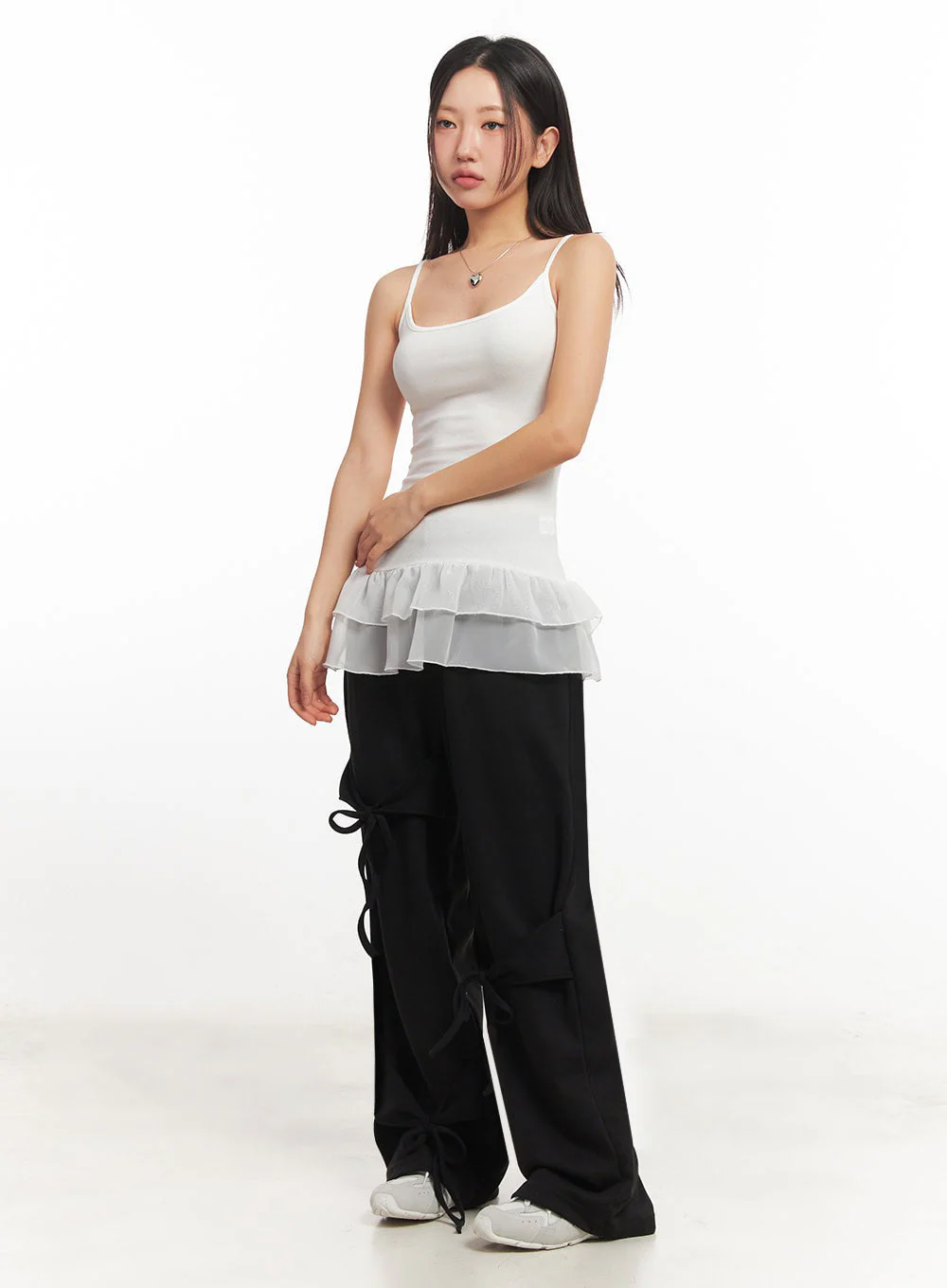 Ribbon Wide-Leg Sweatpants IA524 - Image 8