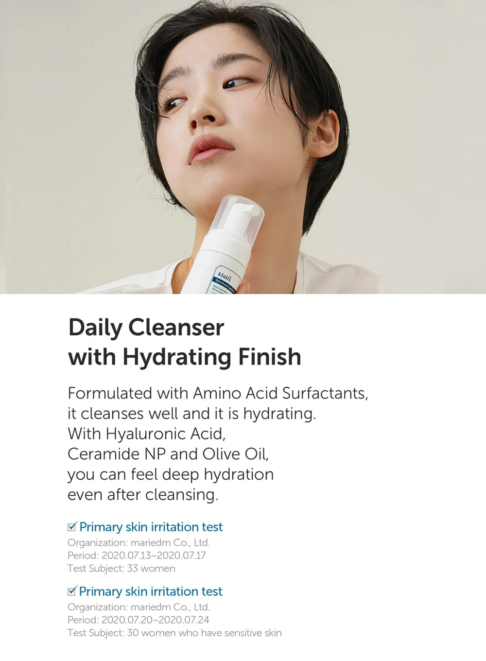 Rich Moist Foaming Cleanser (100ml) - Image 5