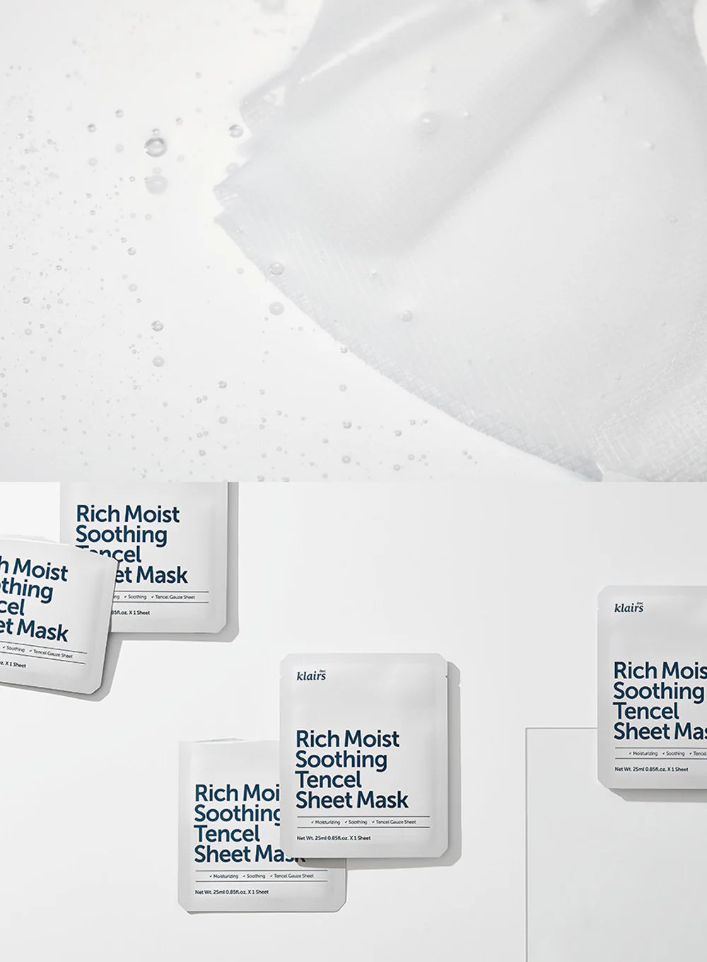Rich Moist Soothing Tencel Sheet Mask (25ml) - Image 7
