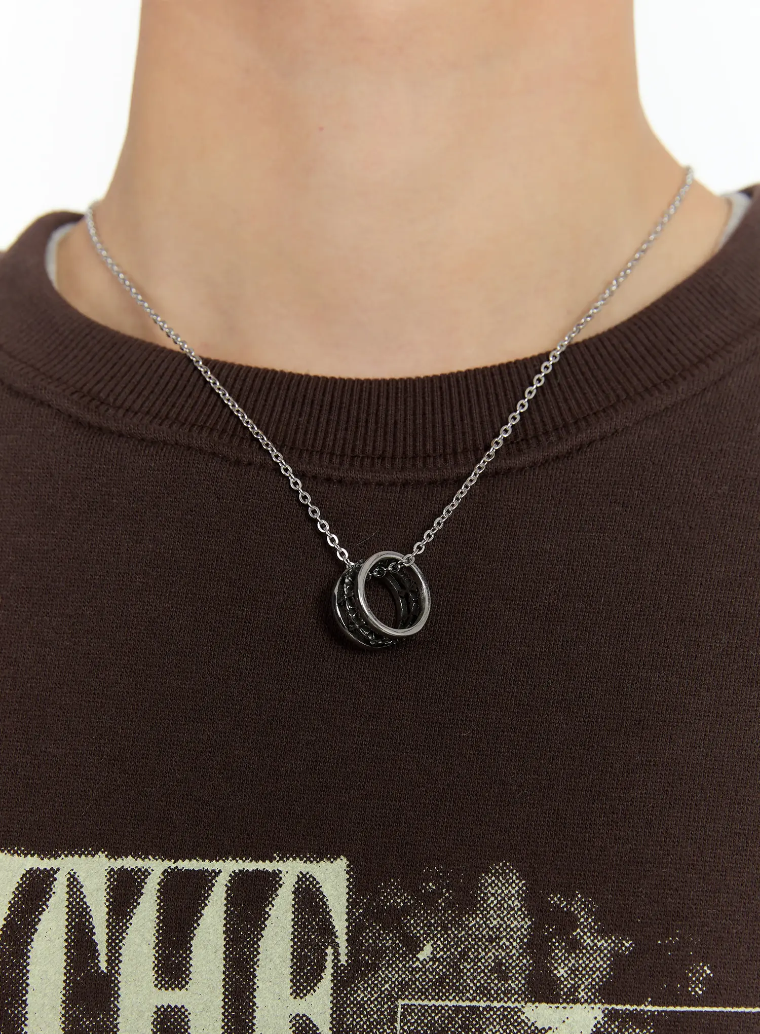 Ring Chain Necklace ID502 - Image 3