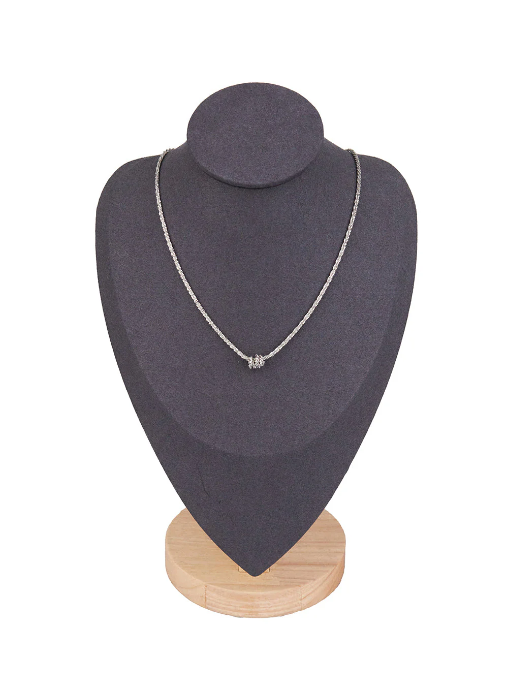 Ring Twisted Rope Necklace CJ528 - Image 5