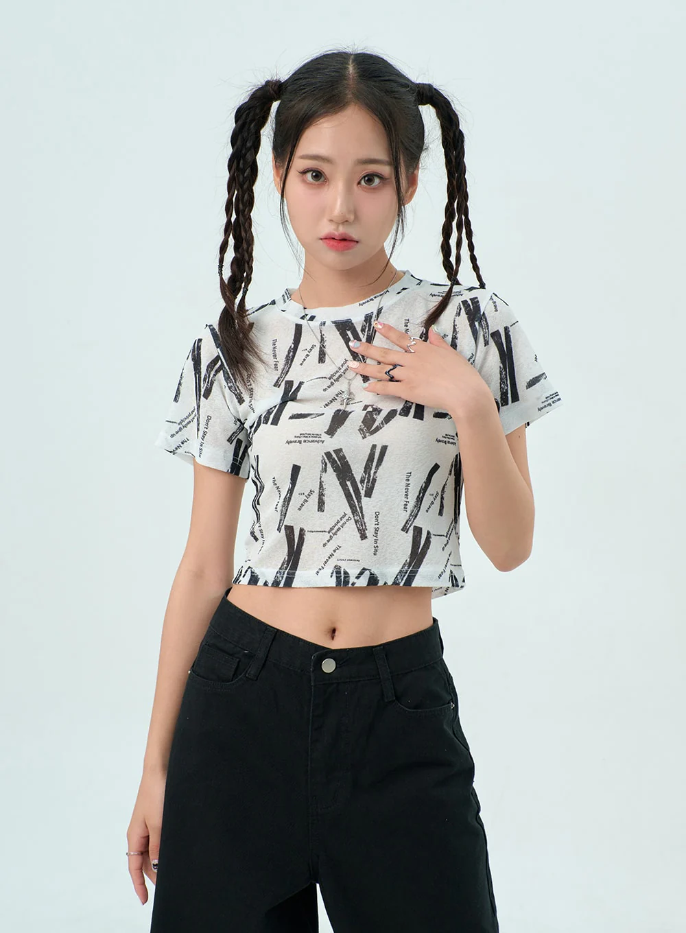 Ripped Cotton Pants BY317 - Image 9