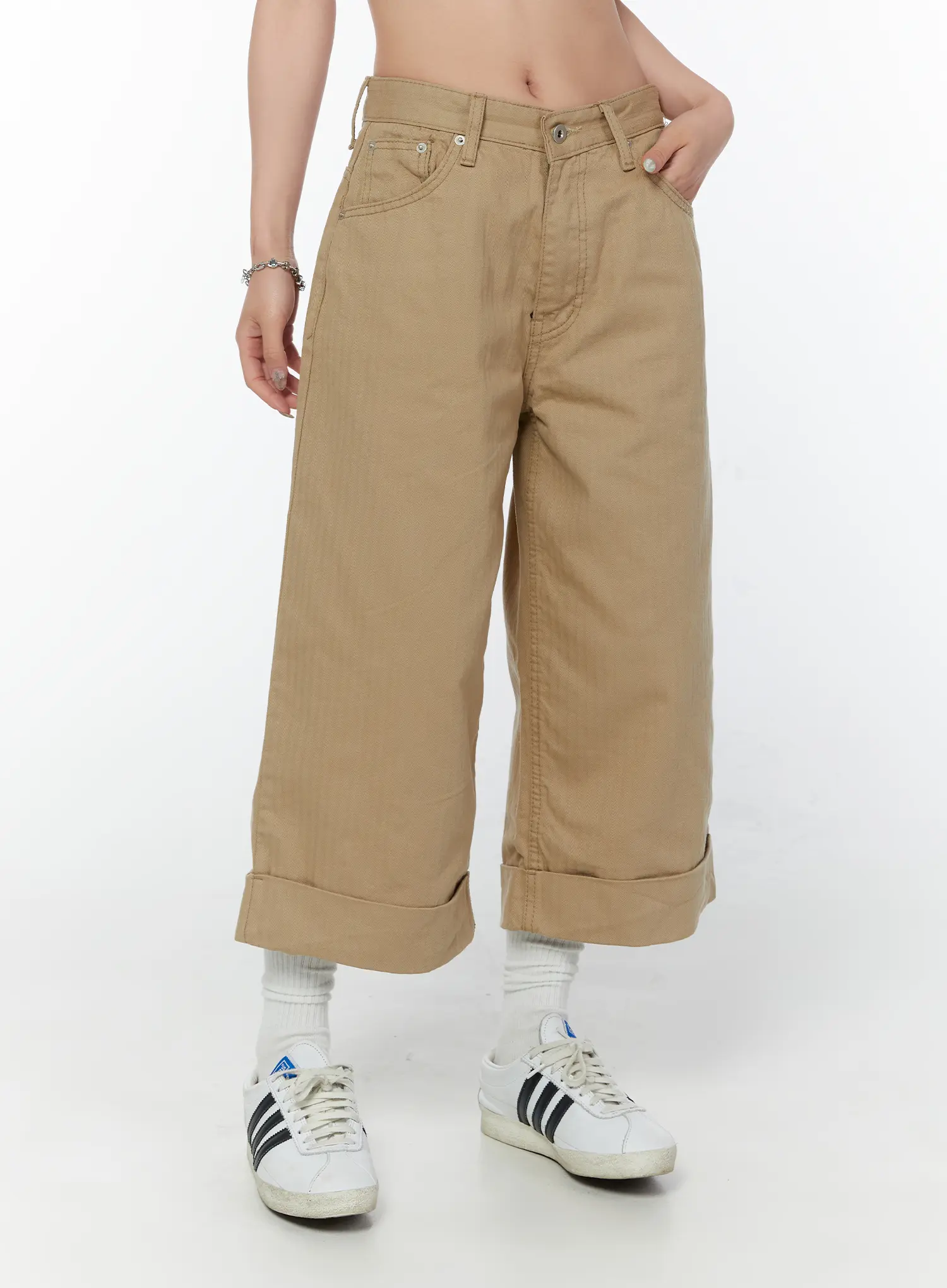 Roll-Up Bermuda Pants CY515 - Image 11