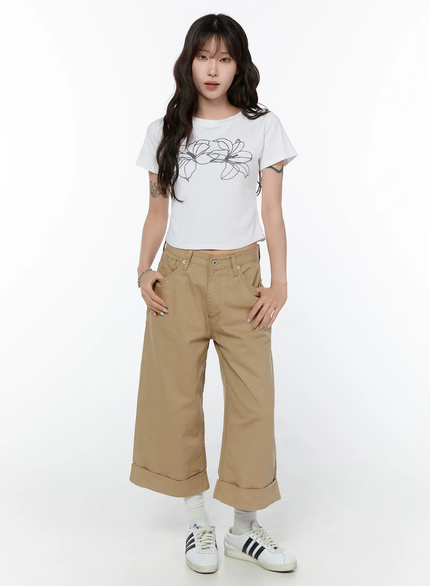 Roll-Up Bermuda Pants CY515 - Image 6