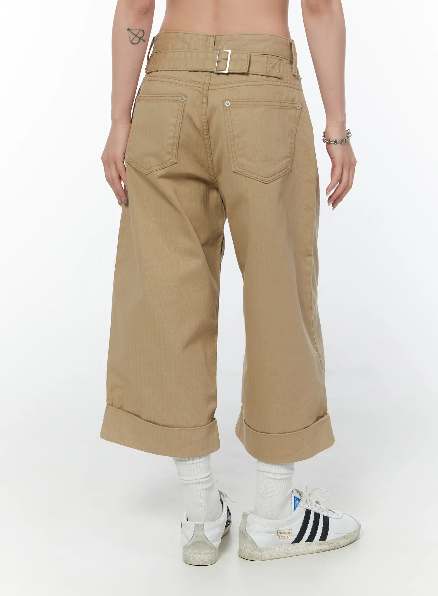 Roll-Up Bermuda Pants CY515 - Image 9