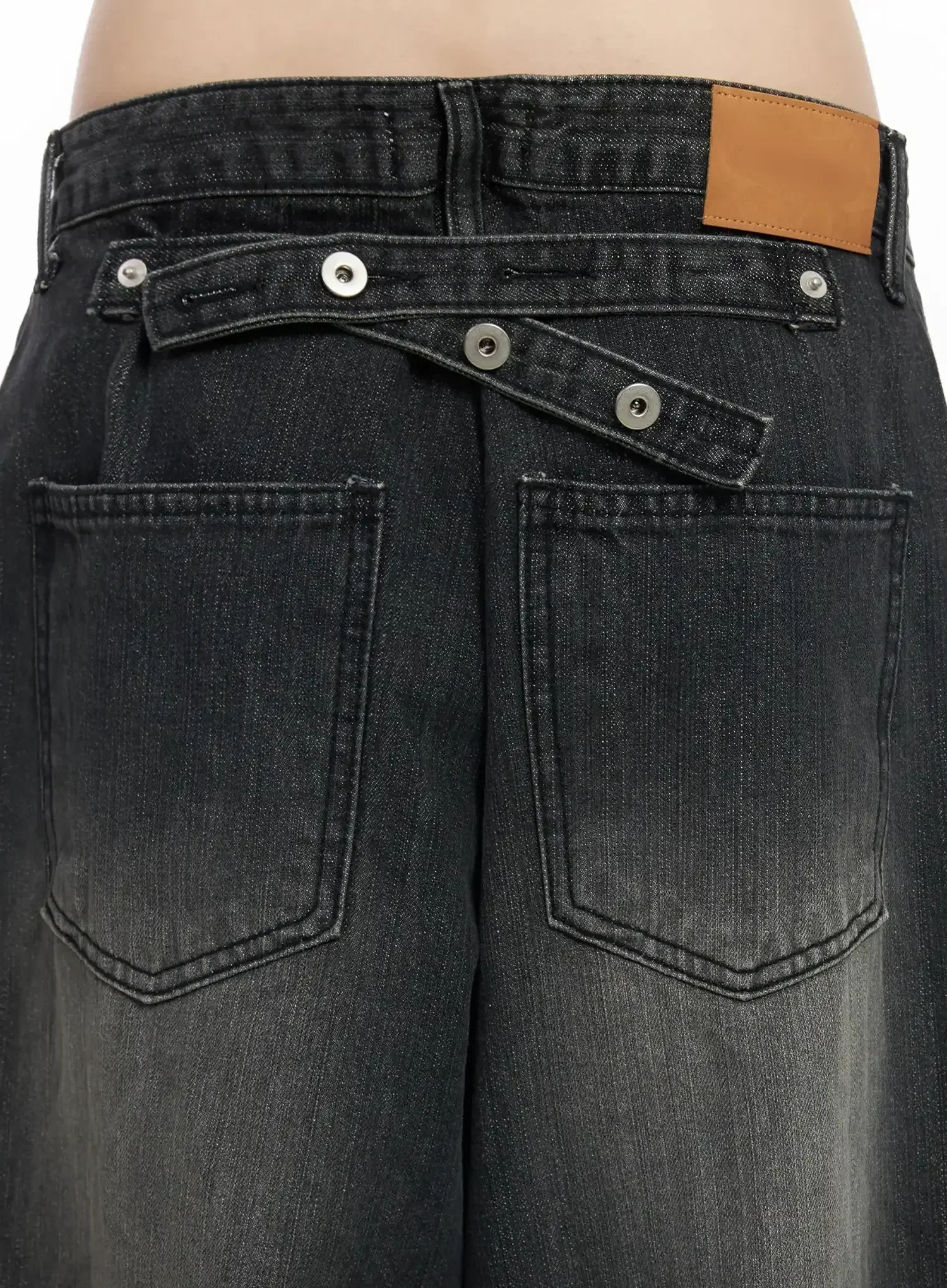 Romy Back-Belt Baggy Jeans IF505 - Image 12