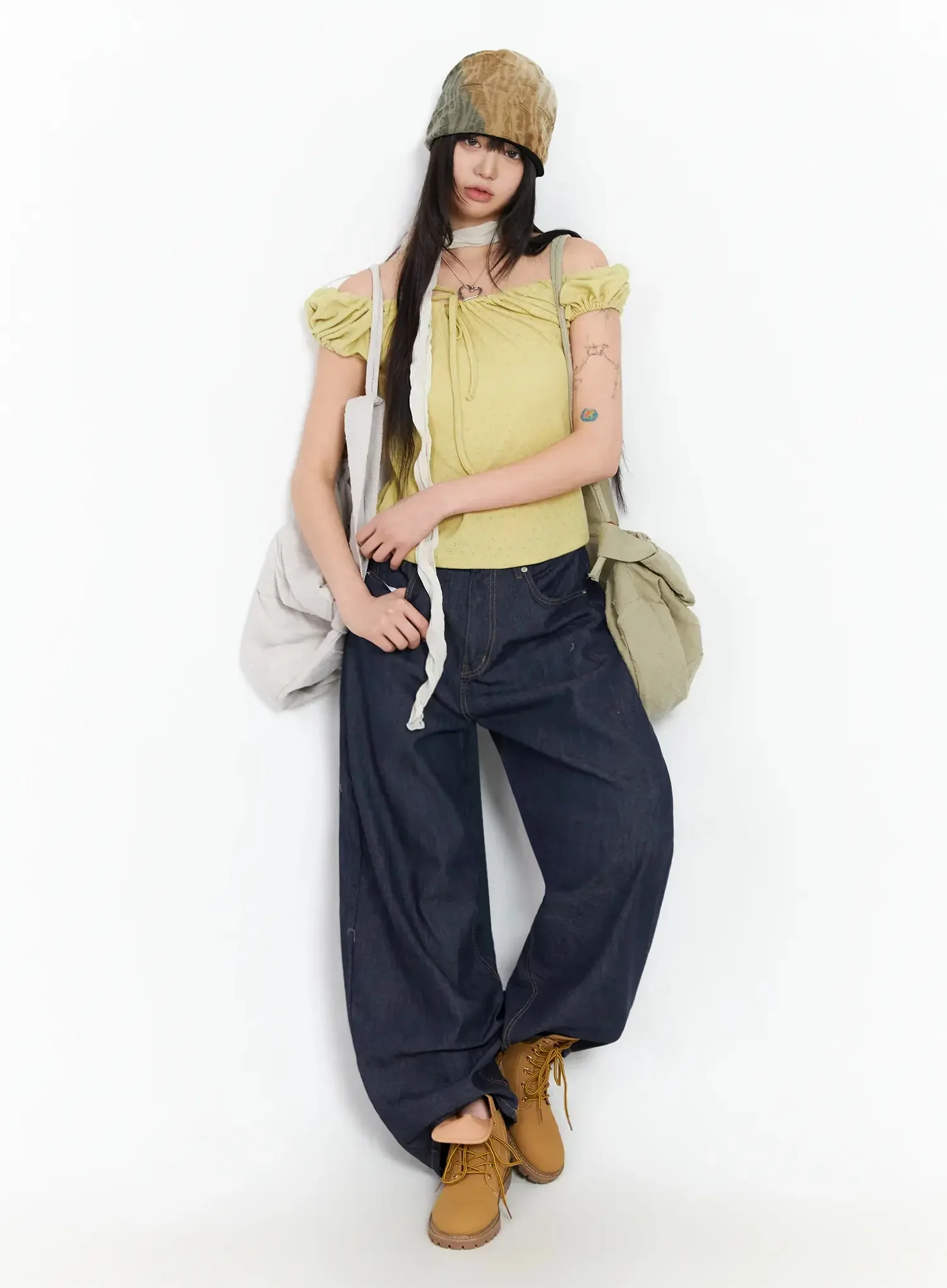 Rory Wide Leg Jeans IA523 - Image 13