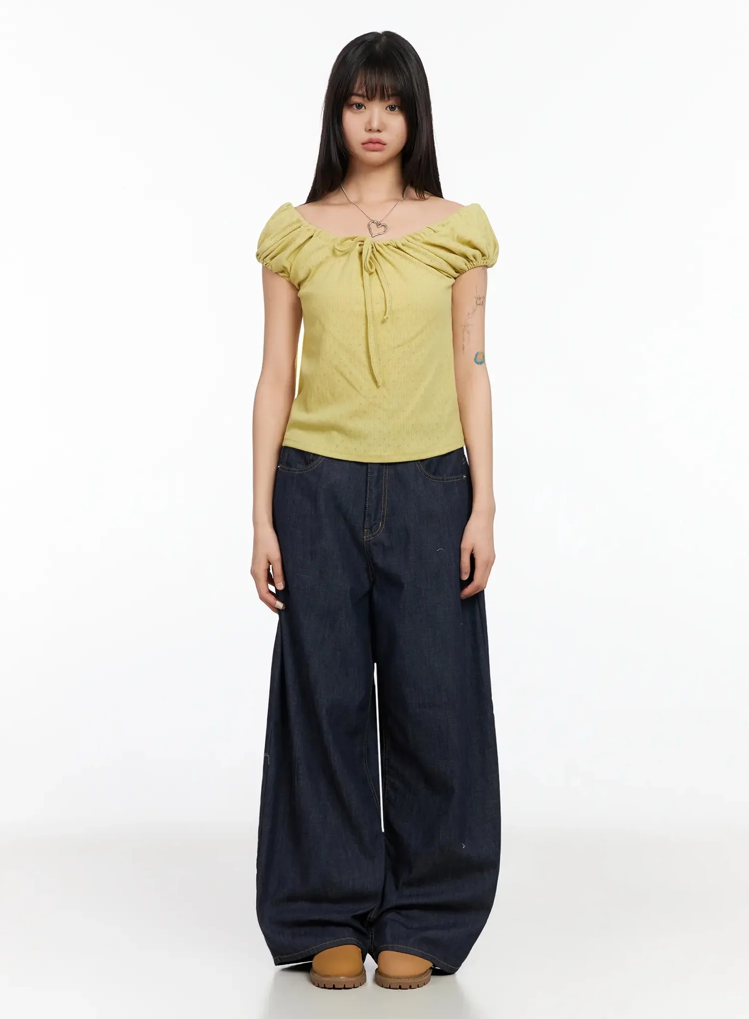 Rory Wide Leg Jeans IA523 - Image 6