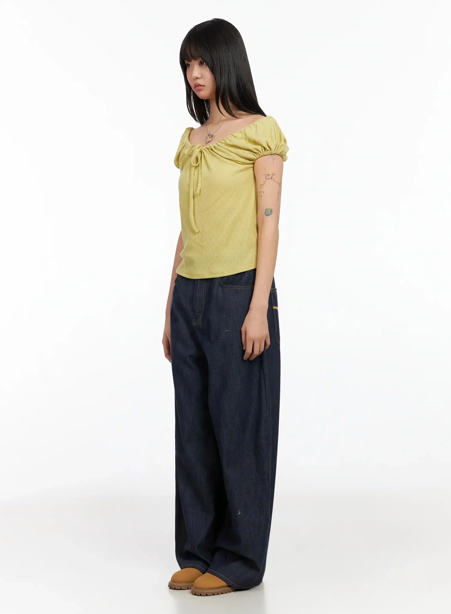 Rory Wide Leg Jeans IA523 - Image 7