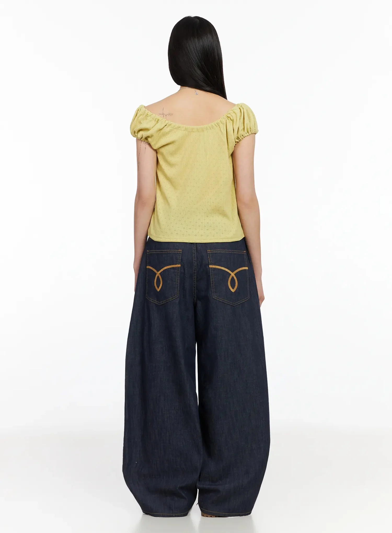 Rory Wide Leg Jeans IA523 - Image 8