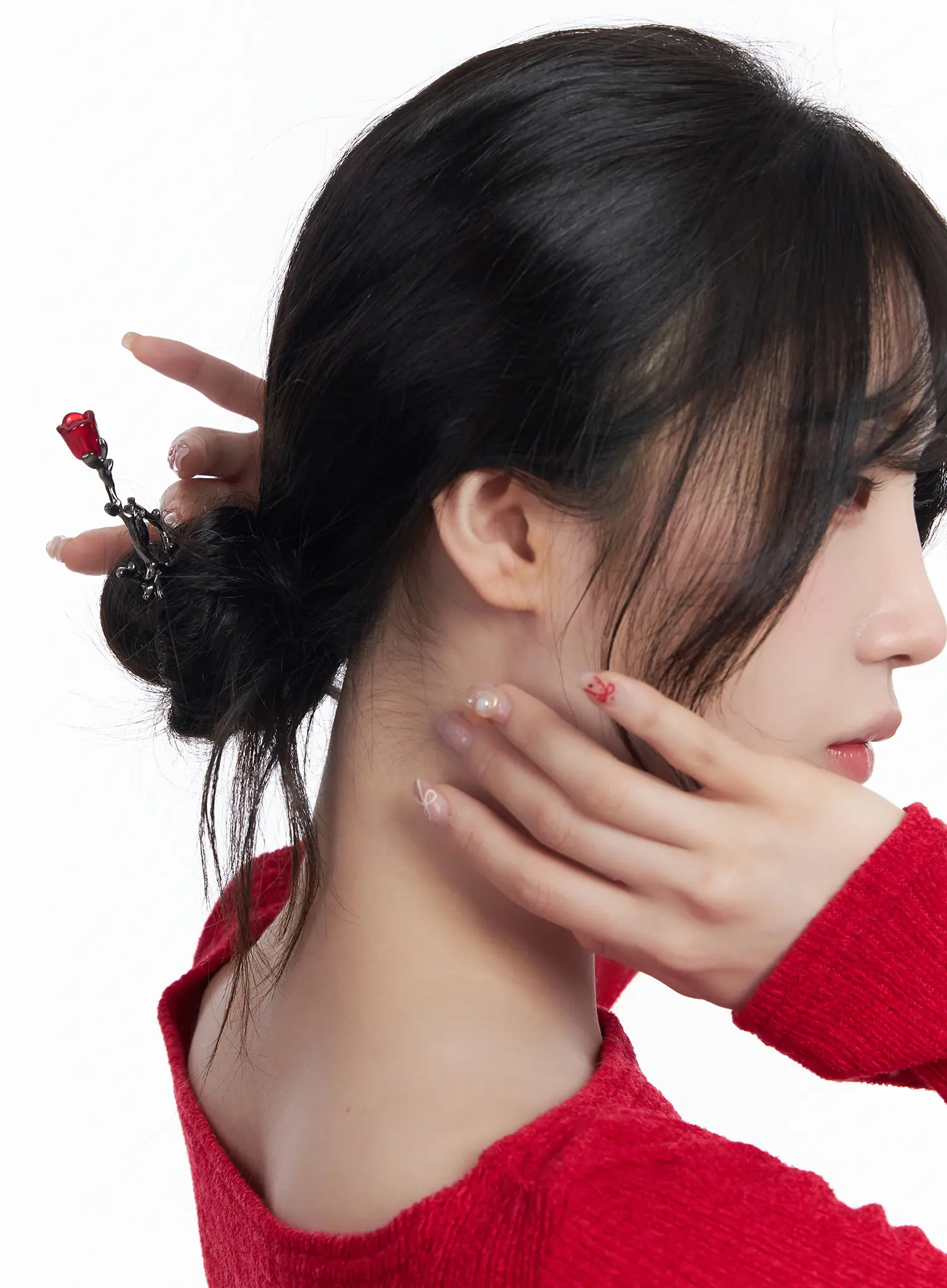 Rose Hair Stick CJ523 - Image 2