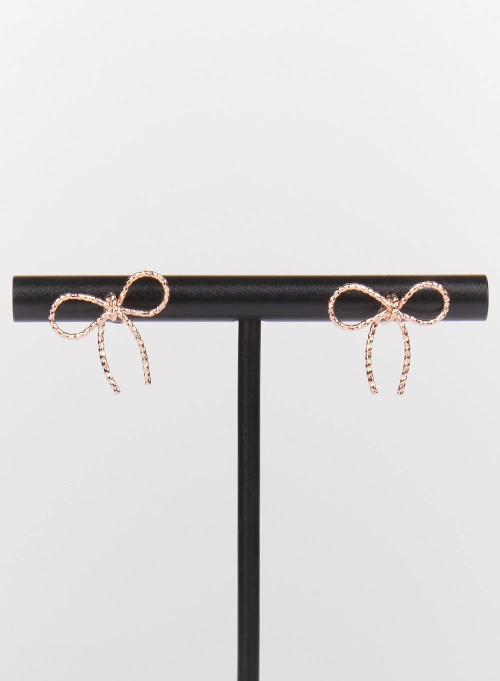 Rose Knot Ribbon Earrings IM531 - Image 6