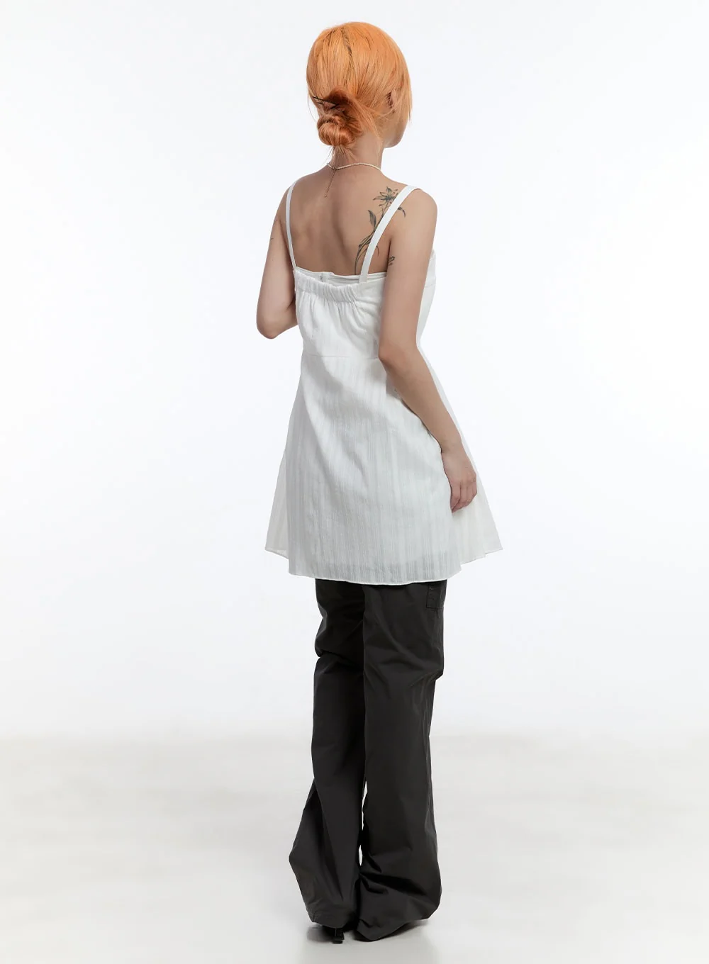 Rosy Flare Mini Dress CY530 - Image 4