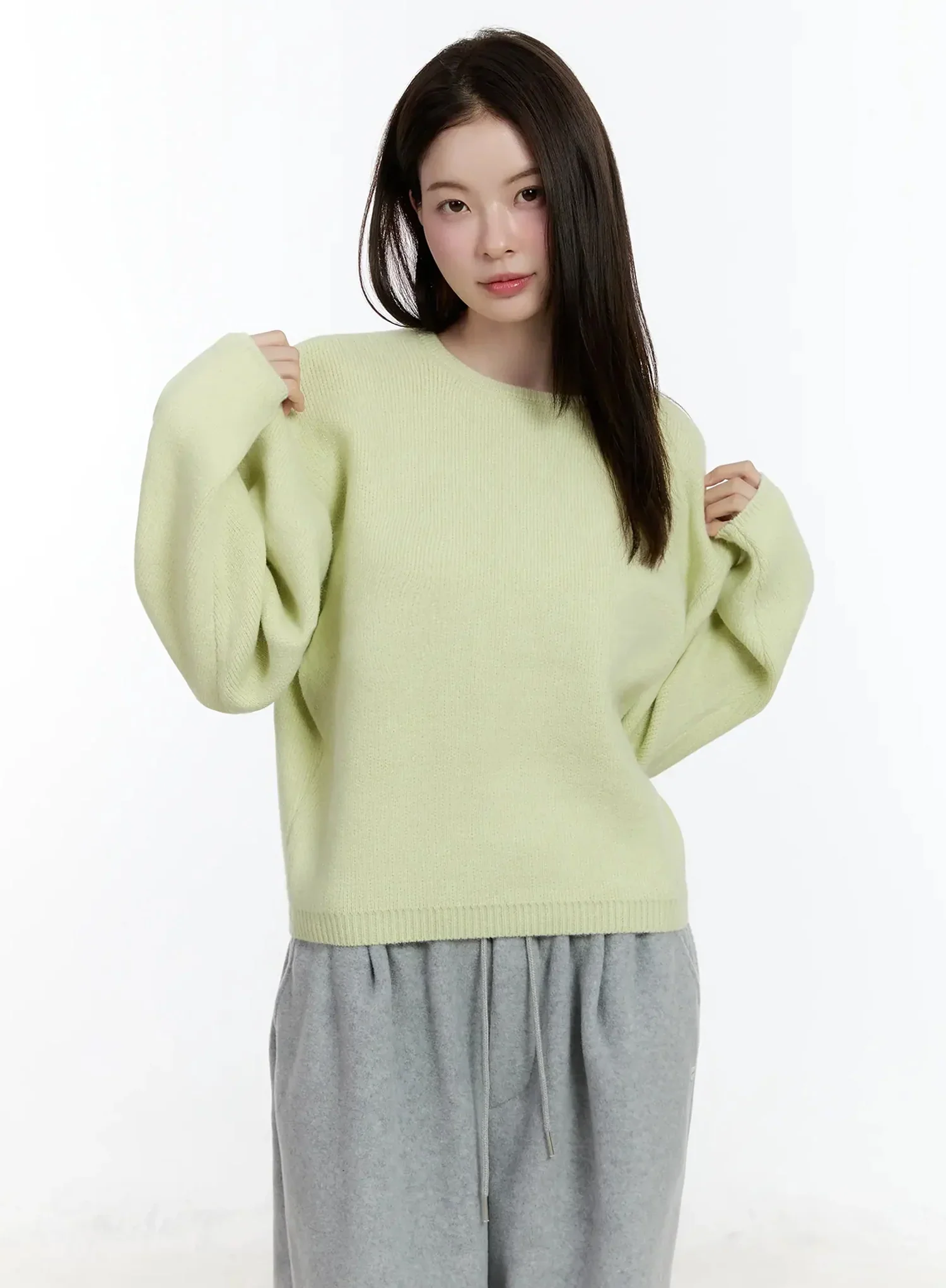 Round Neck Knit Sweater ID526 - Image 2