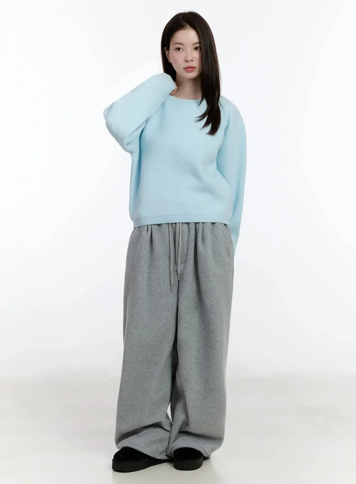 Round Neck Knit Sweater ID526 - Image 9