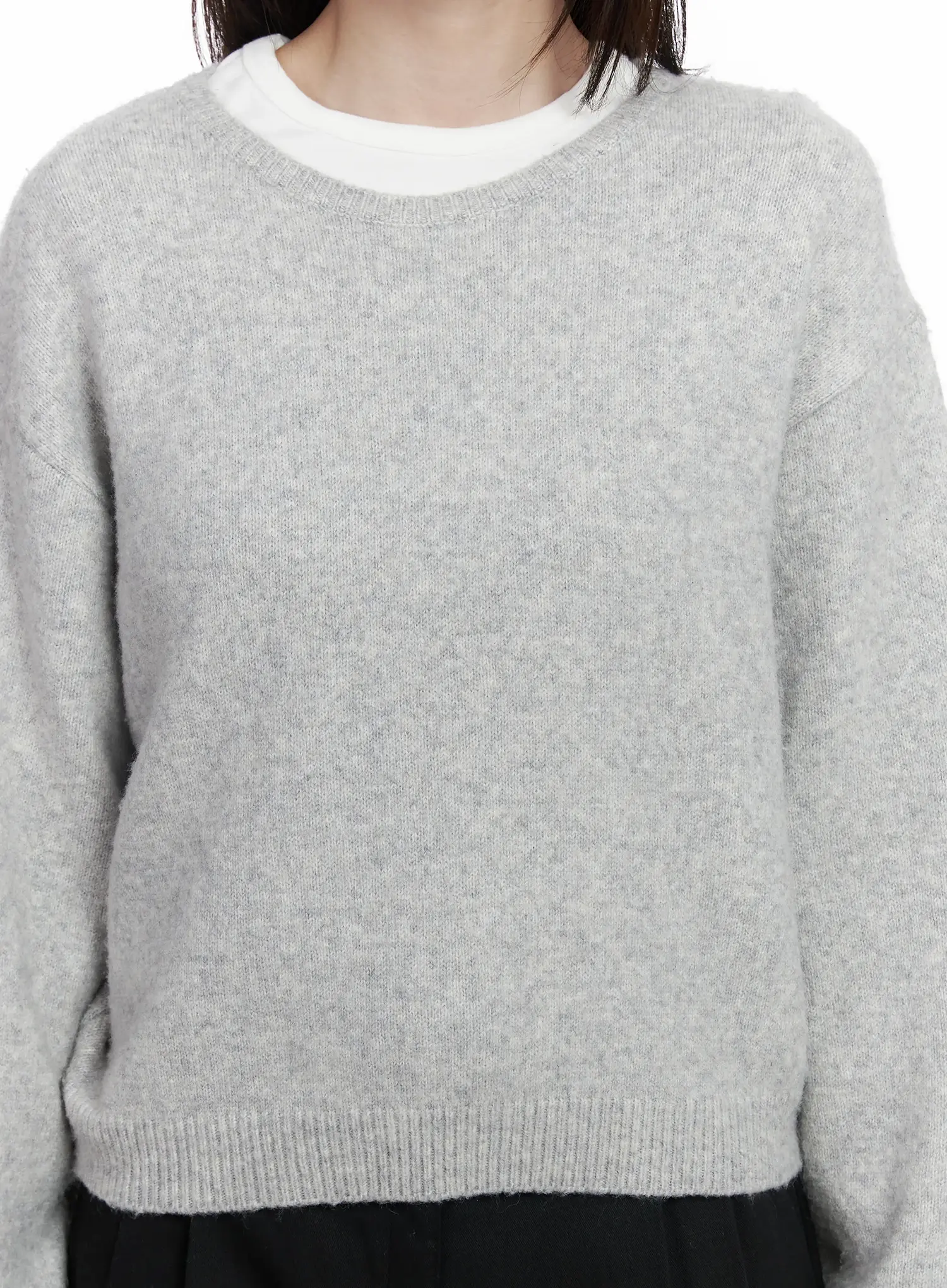 Round Neck Knit Sweater Top IF520 - Image 5