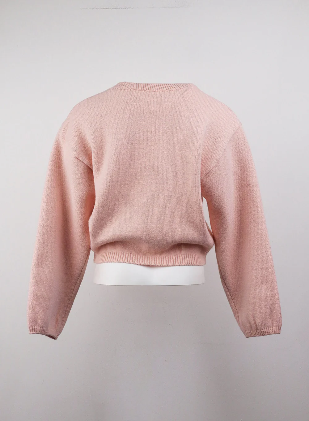 Round Neck Knitted Long Sleeve Sweater OJ415 - Image 8