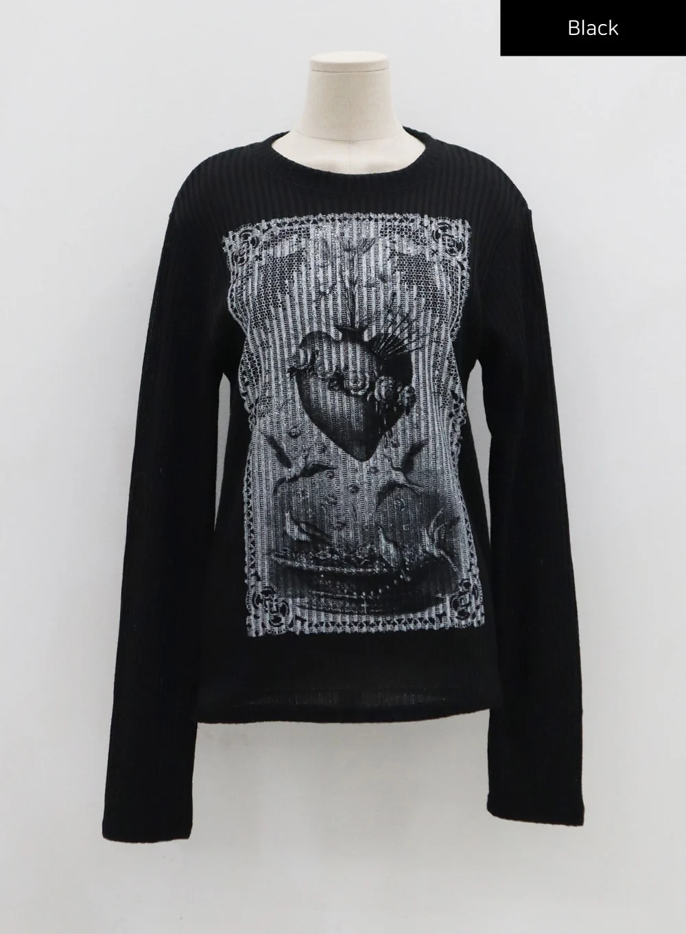 Round Neck Printed Knit CO07 - Image 15