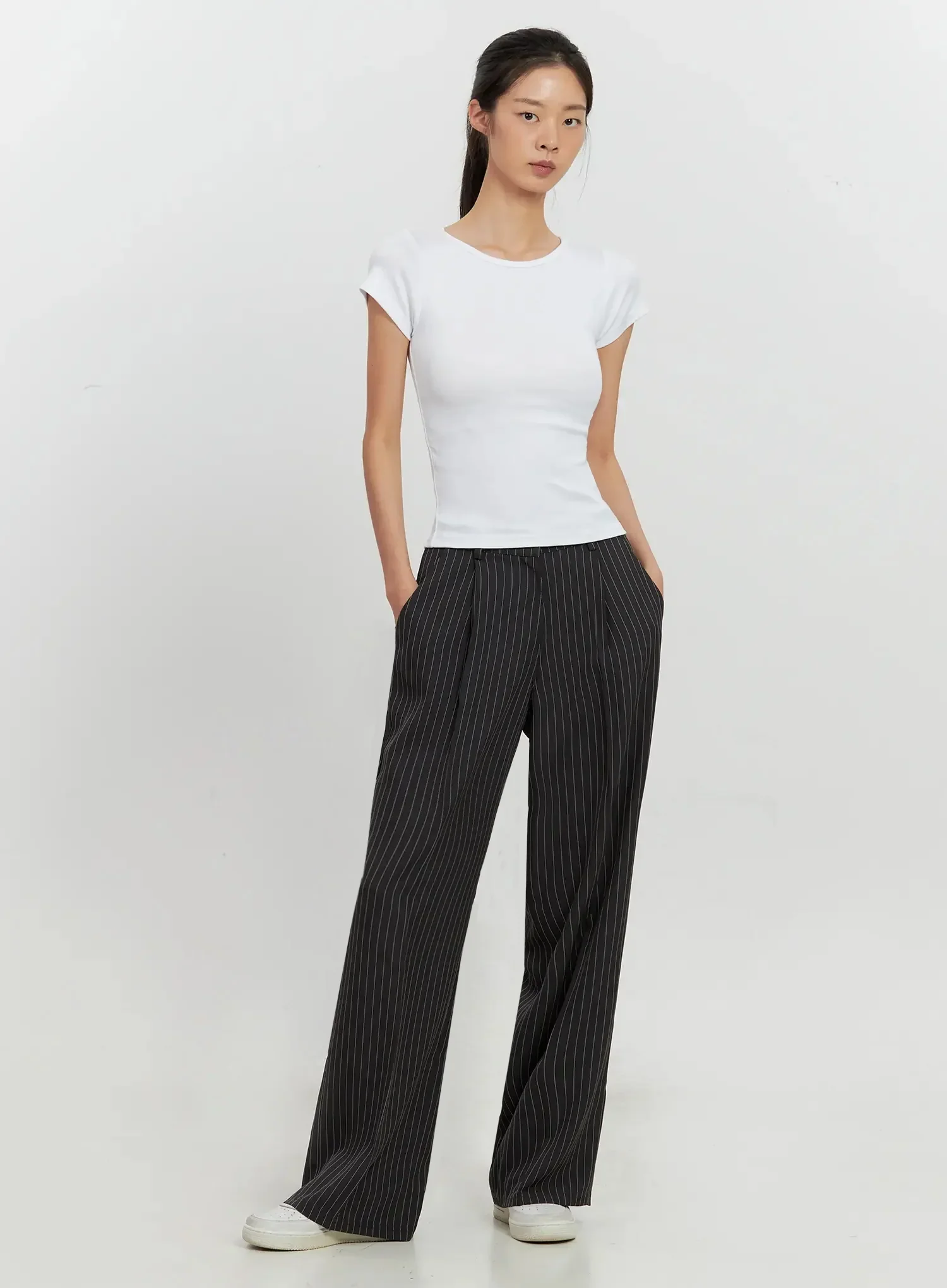 Round Neck Short-Sleeve Top IL528 - Image 13