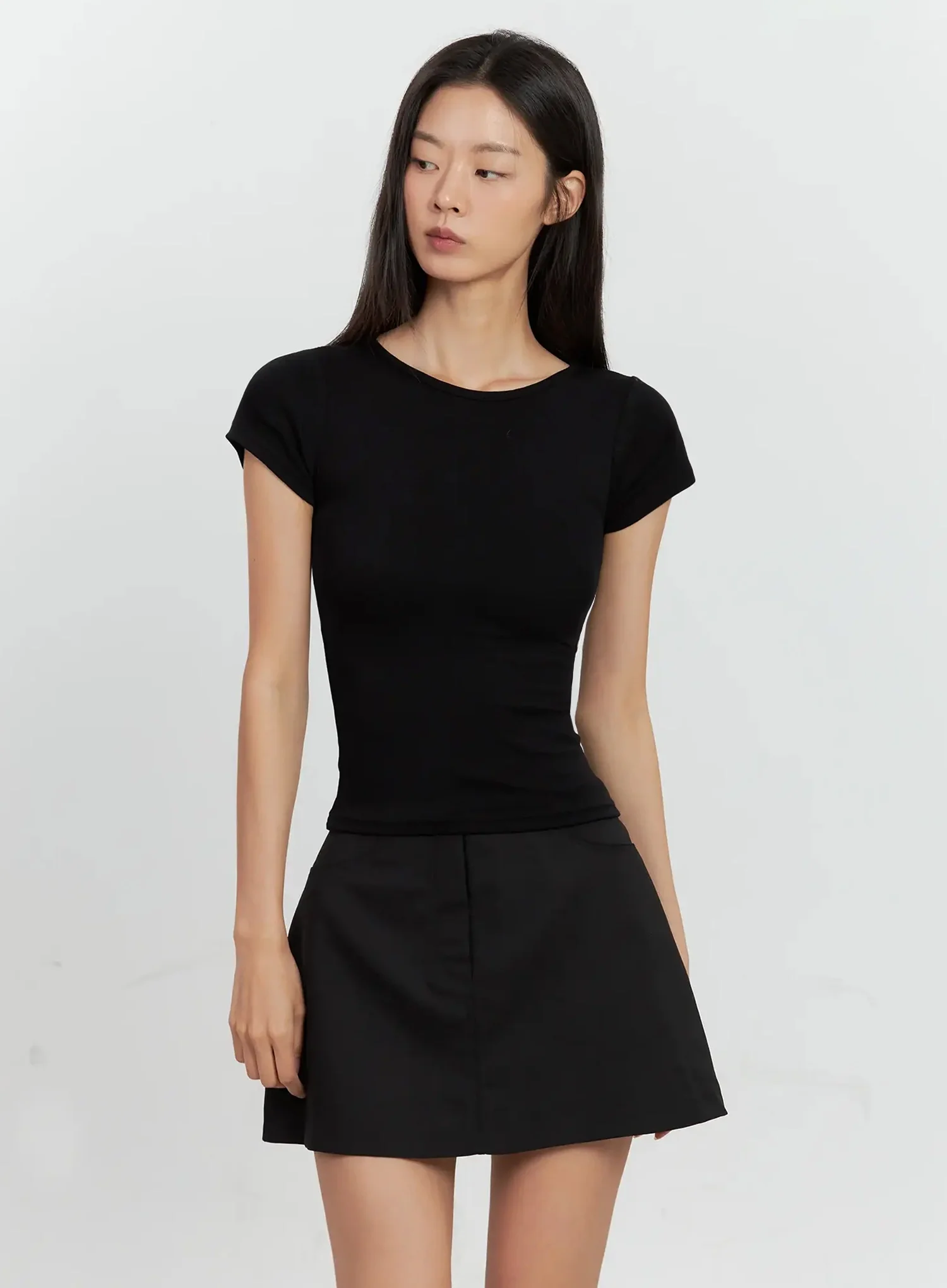 Round Neck Short-Sleeve Top IL528 - Image 18