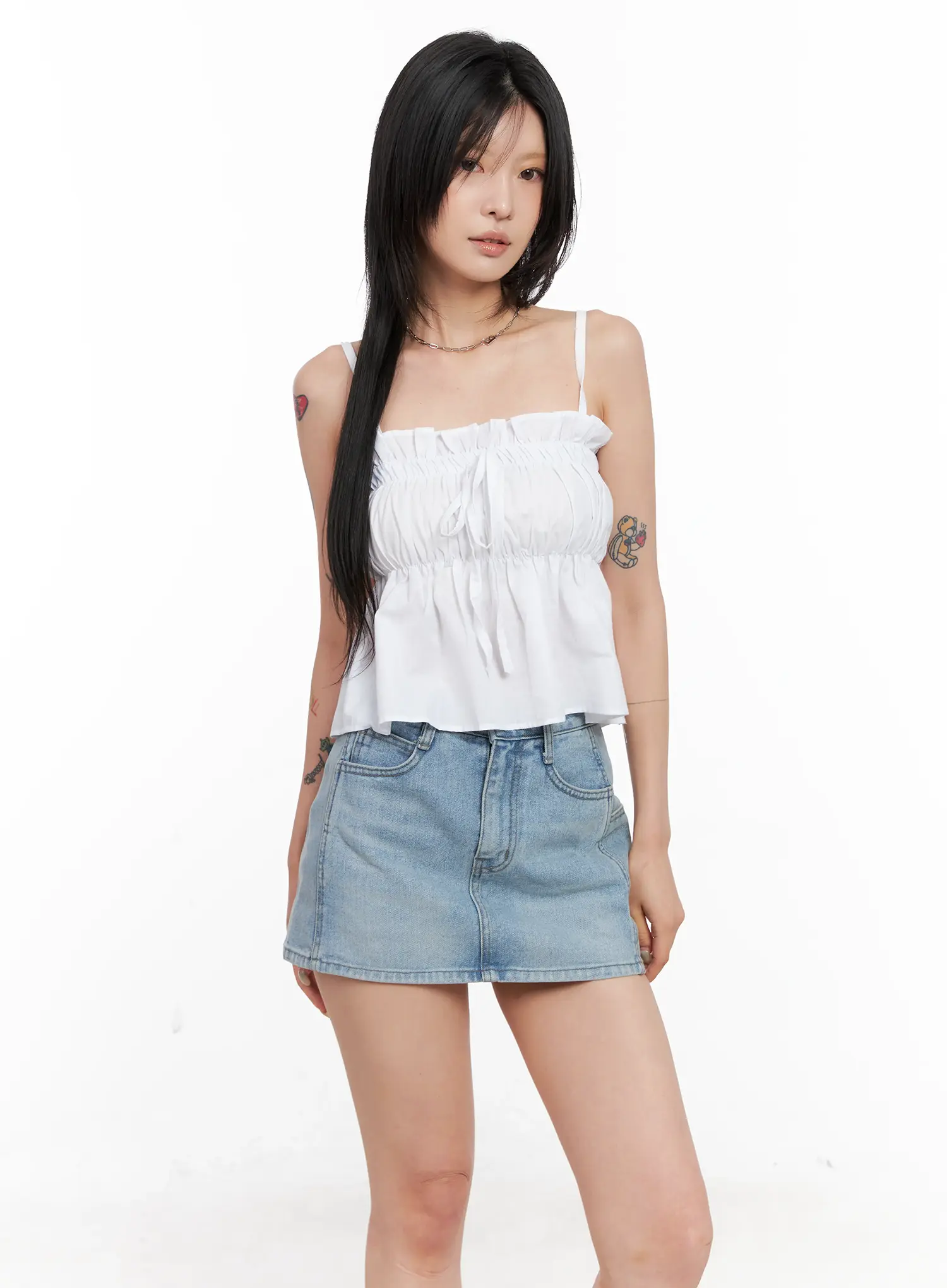Ruched Cami Top CL525 - Image 2
