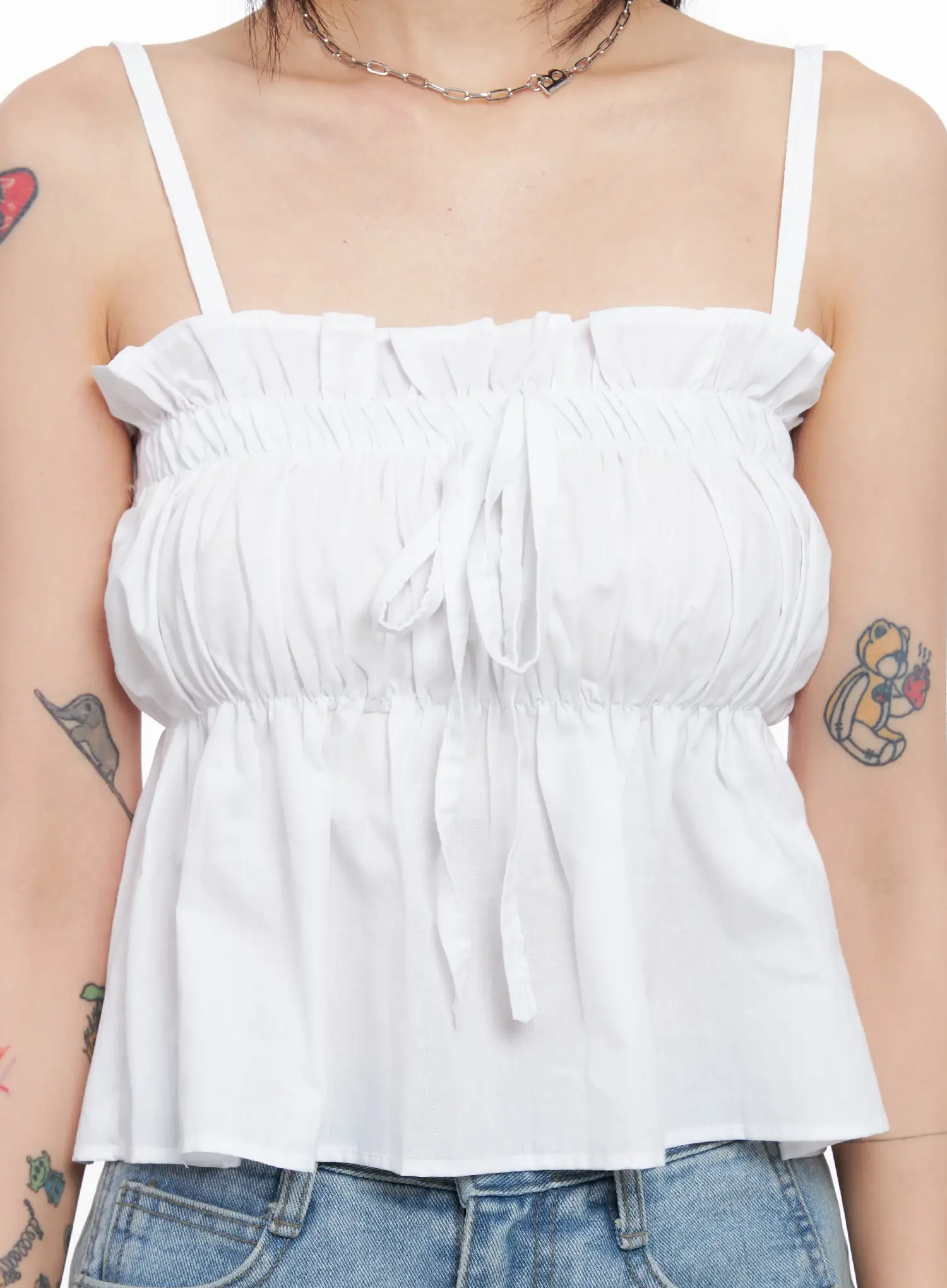 Ruched Cami Top CL525 - Image 4
