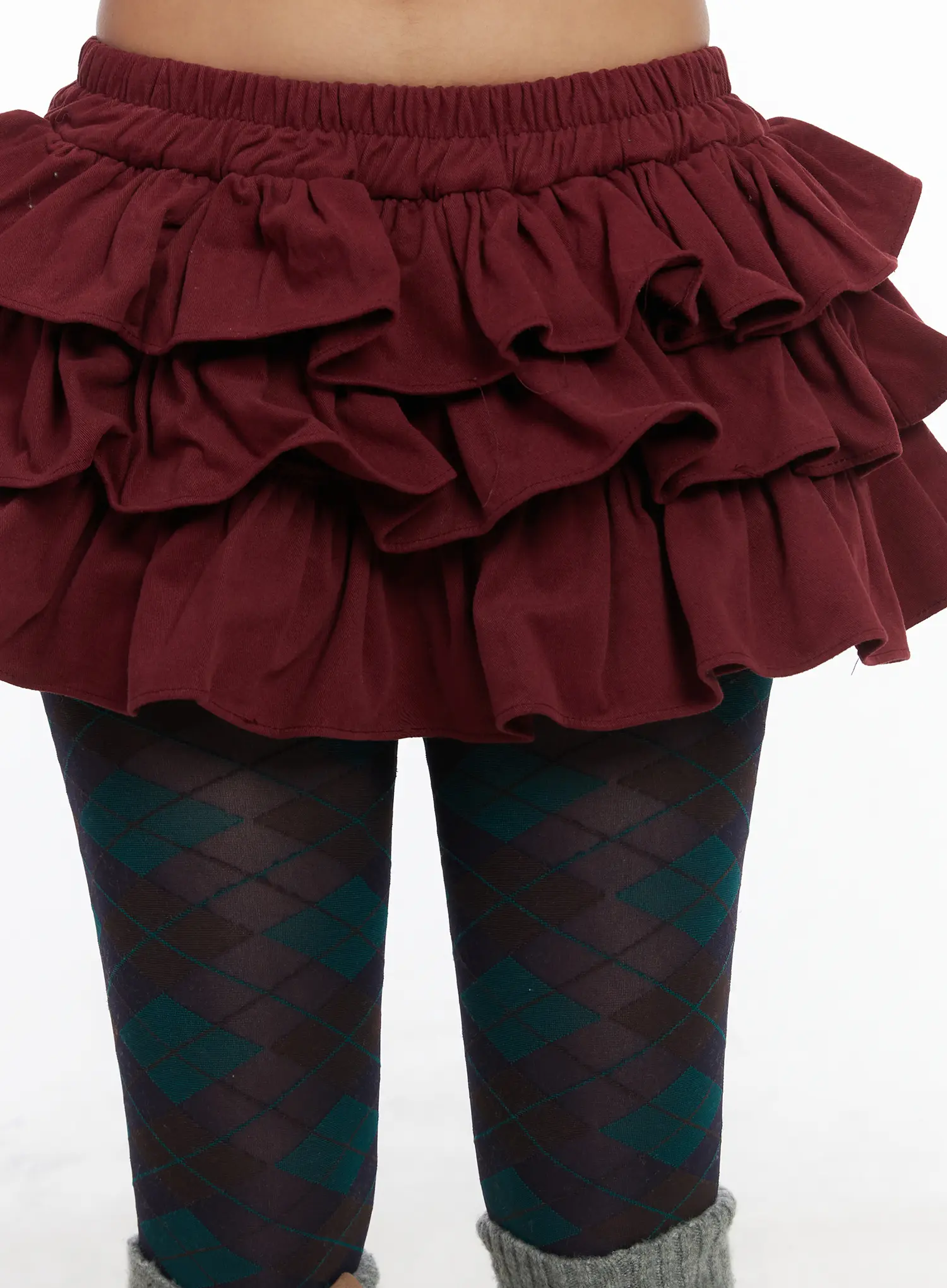 Ruffle Mini Skirt CJ513 - Image 8