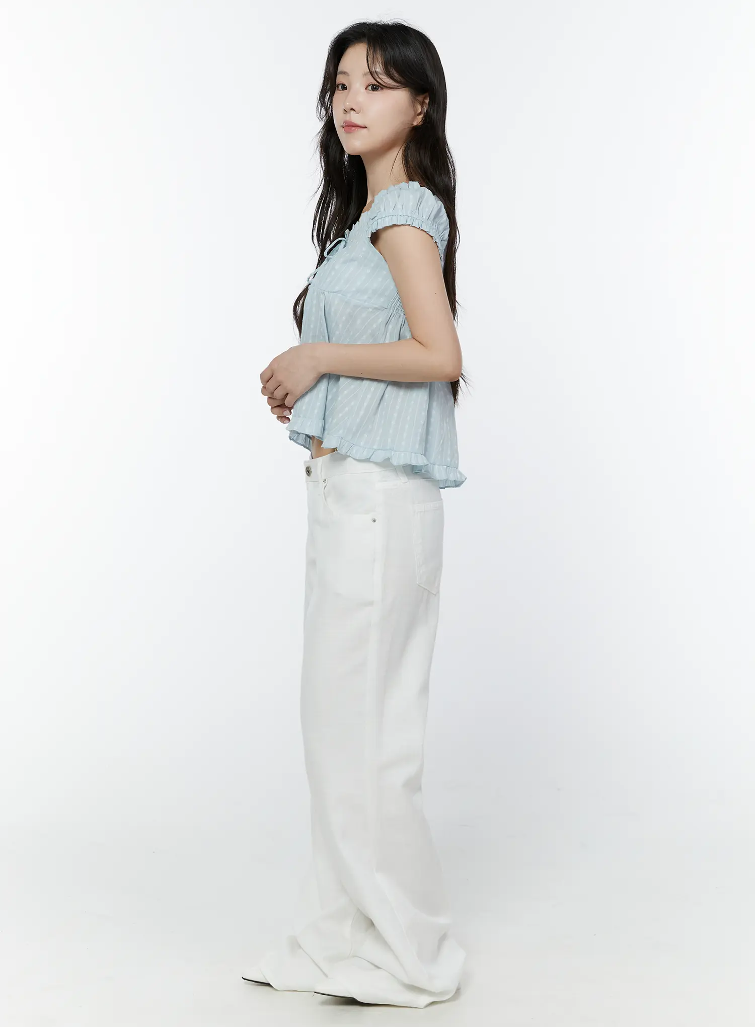 Ruffled Off-Shoulder Blouse IY507 - Image 6