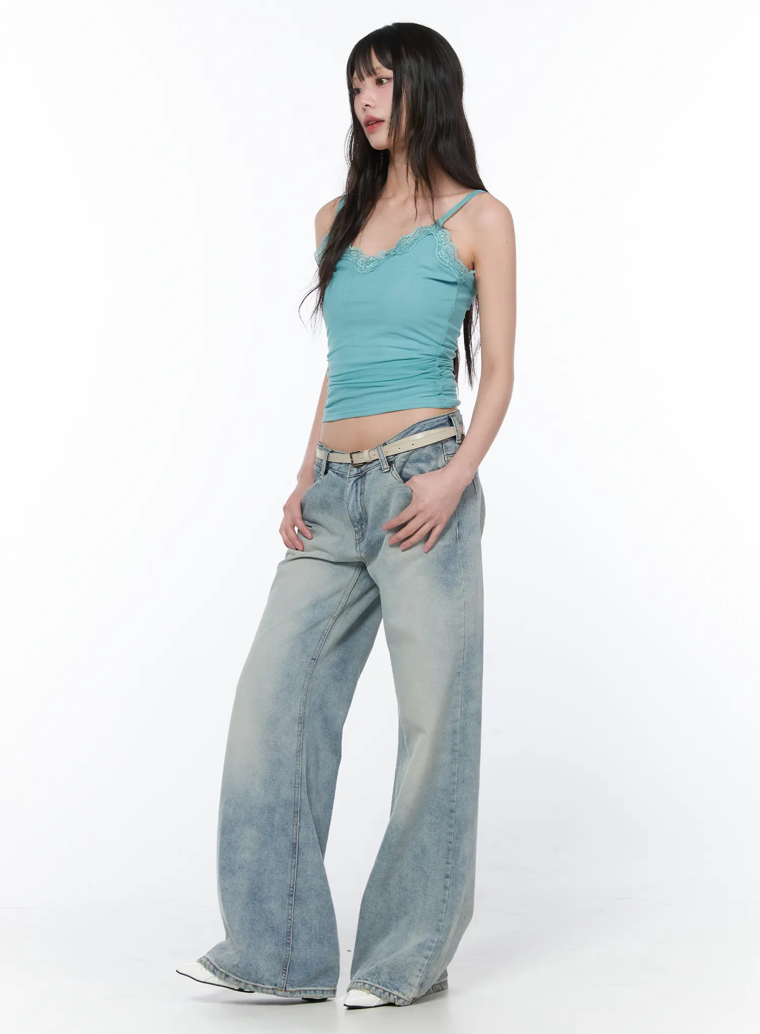 Sarahi Vintage Wash Bootcut Jeans CA529 - Image 5