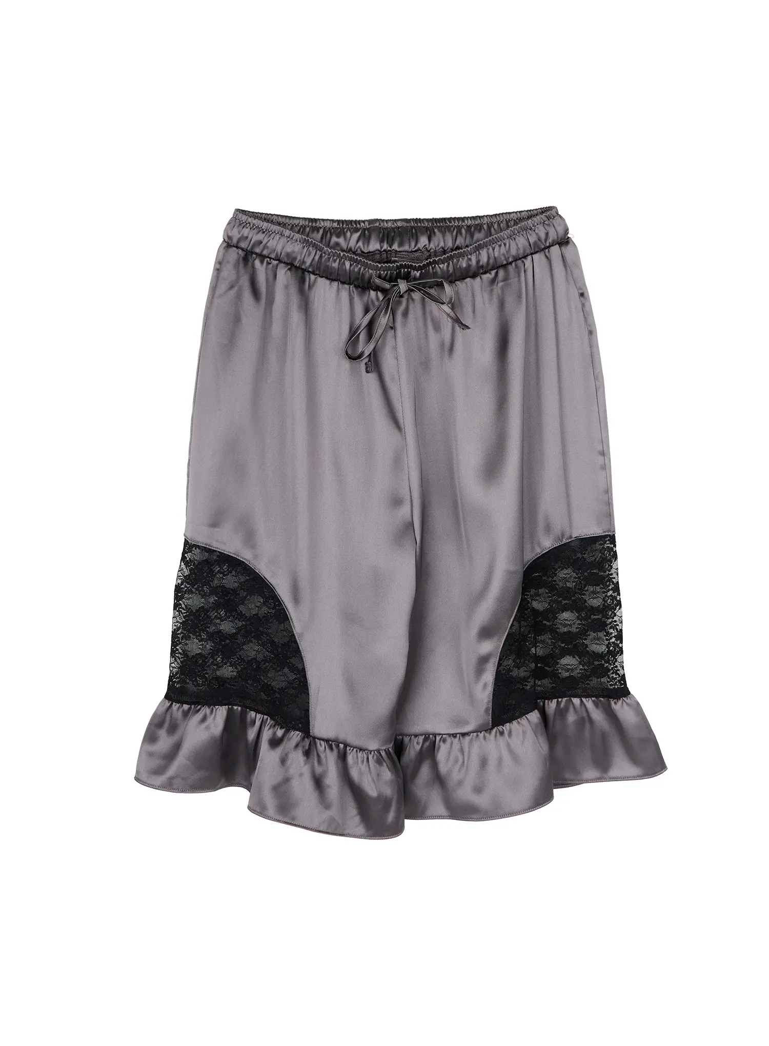 Satin Ruffle Lace Shorts CY512 - Image 13