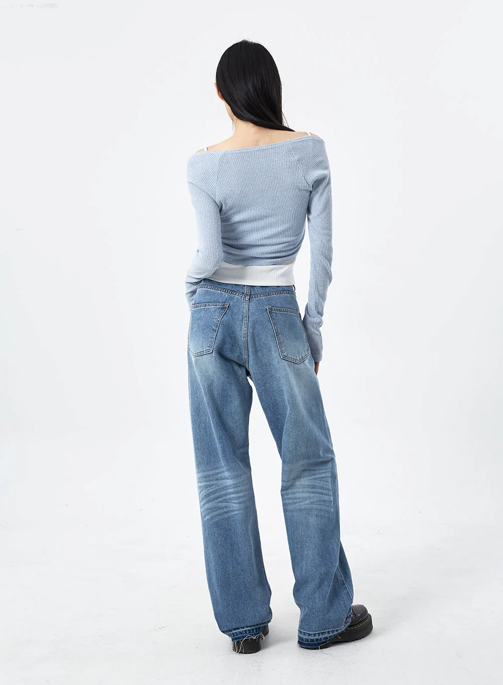 Scoop Neck Cropped Cardigan CM310 - Image 12