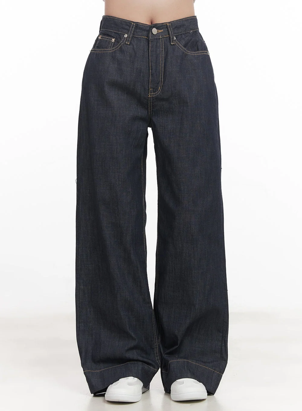 Seline Non-Fade Wide-Leg Jeans CA510