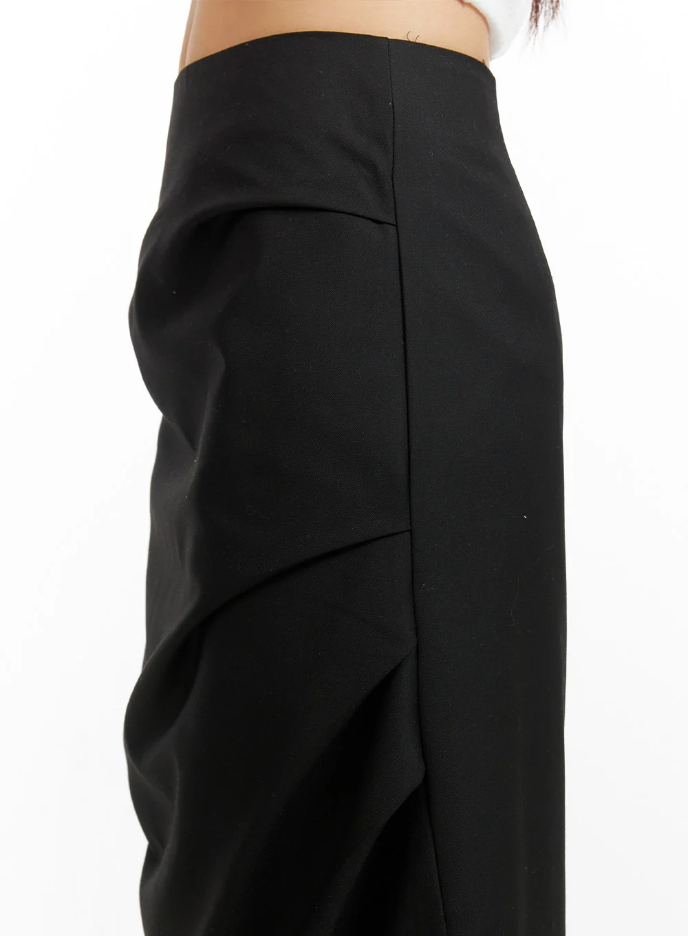 Semi-Ruched Split Maxi Skirt CF407 - Image 5