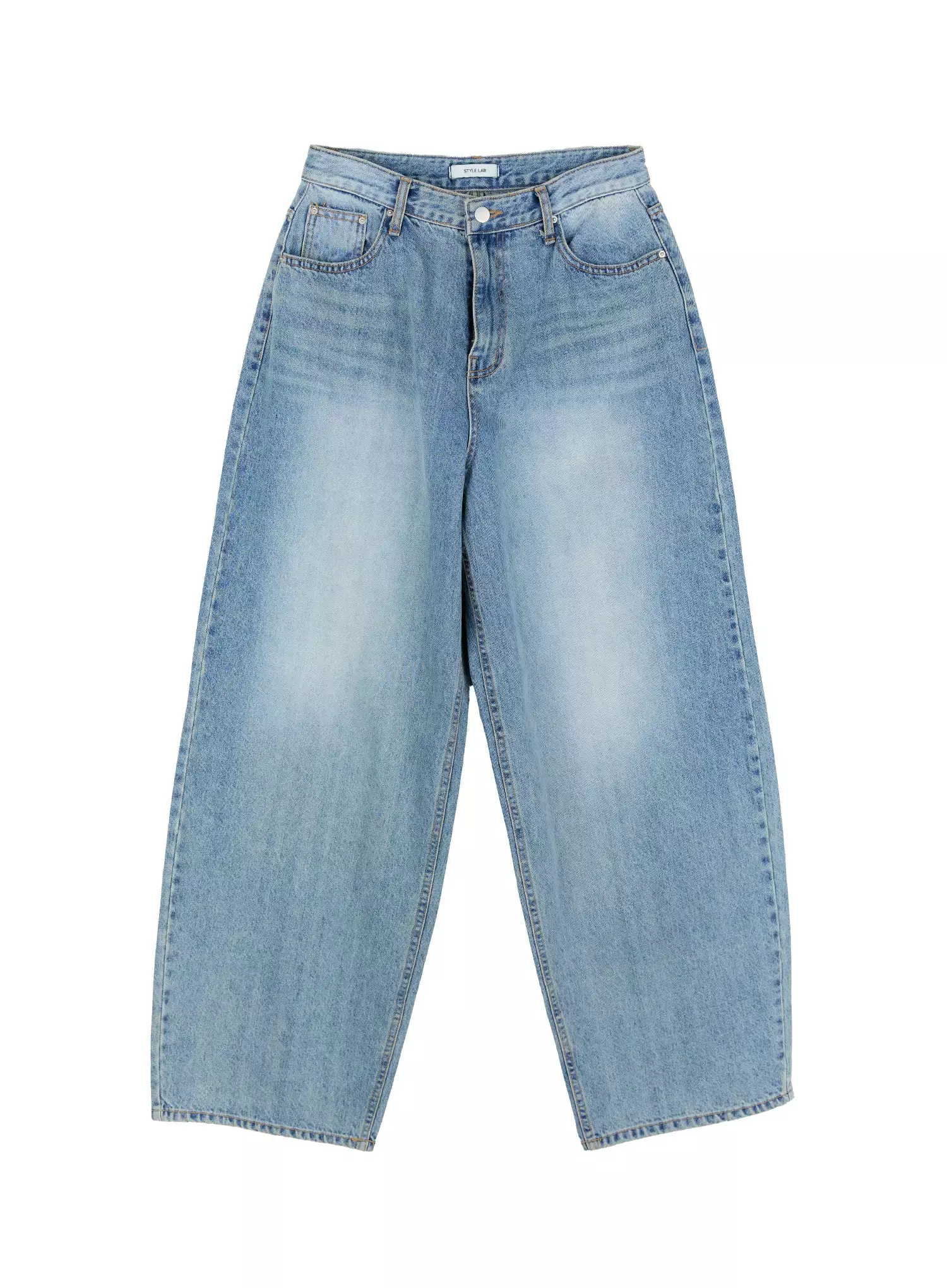 Seojin Washed Wide-Leg Jeans IG508 - Image 14