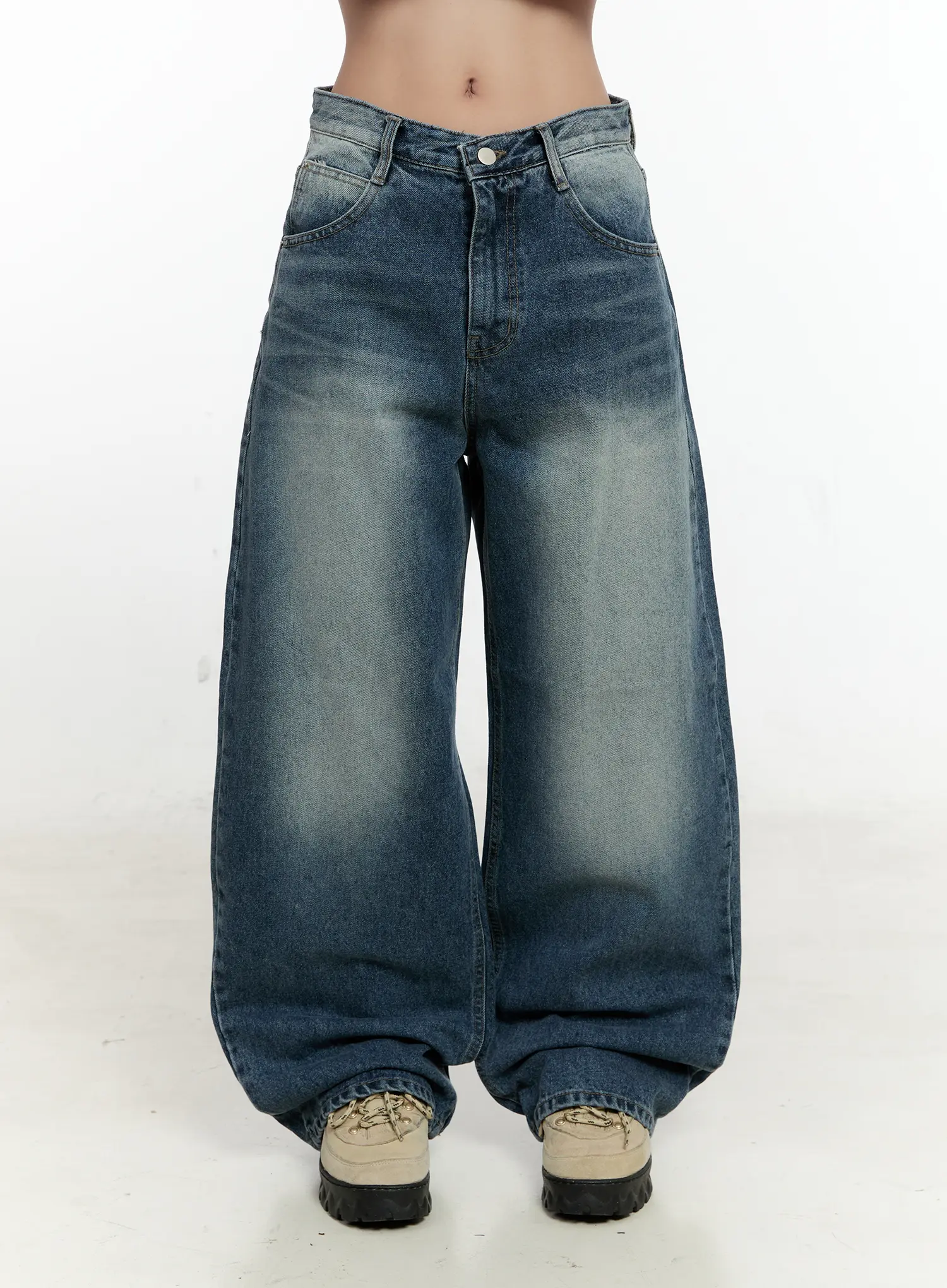Sevyn Washed Wide Leg Jeans CN505 - Image 10