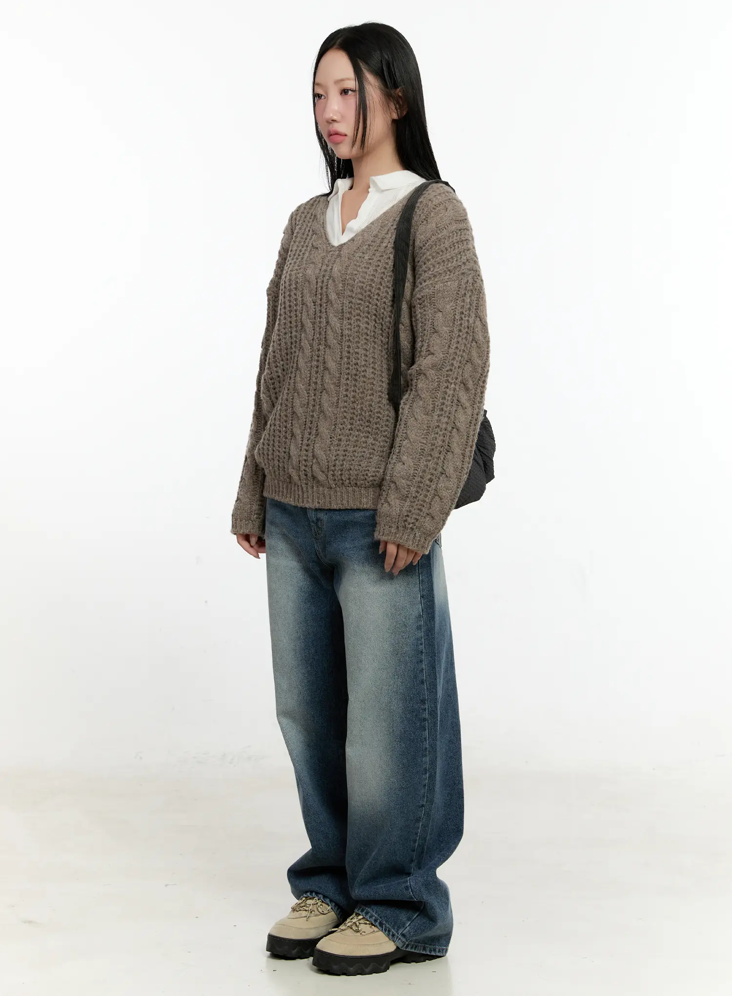 Sevyn Washed Wide Leg Jeans CN505 - Image 2