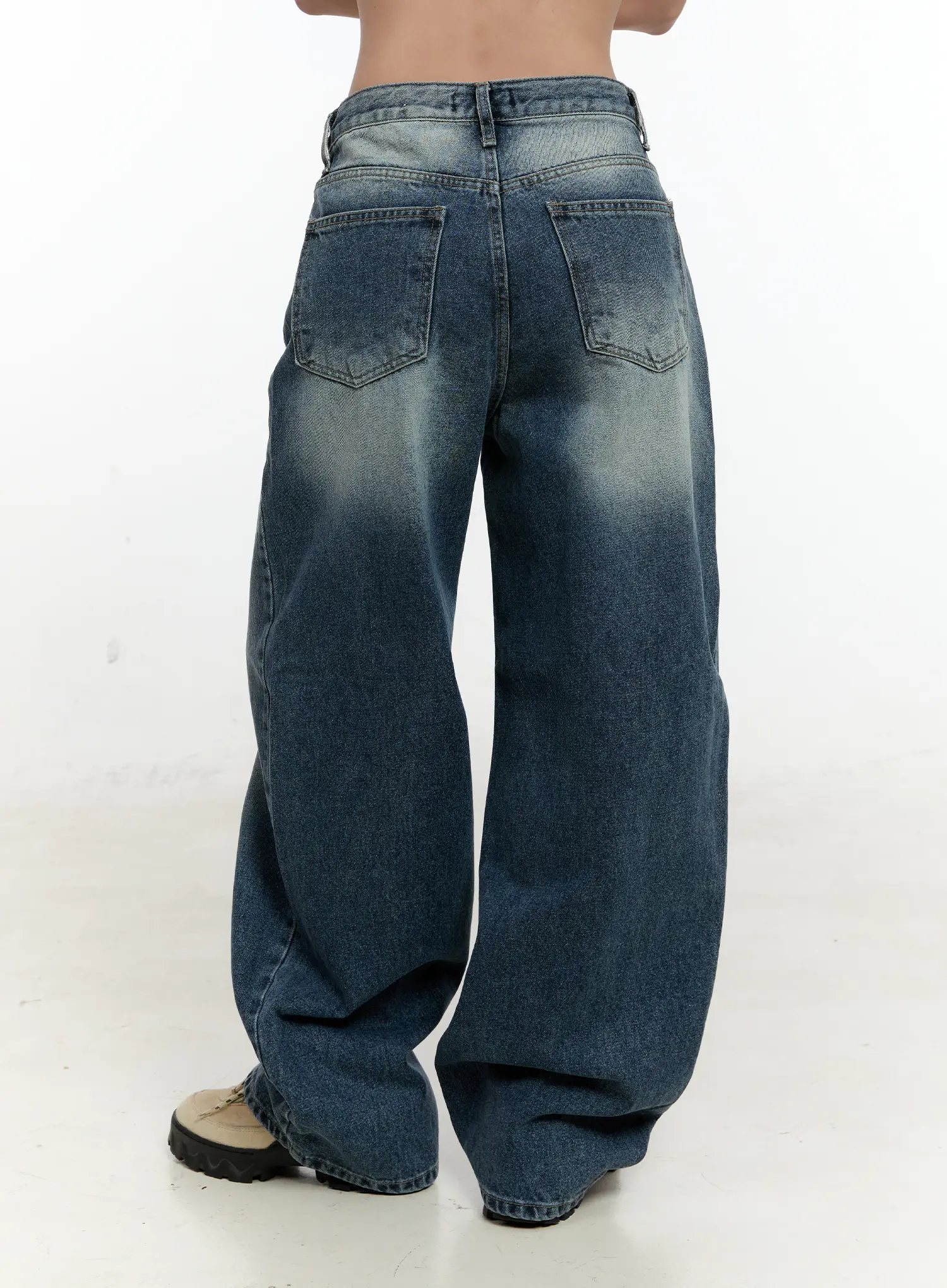 Sevyn Washed Wide Leg Jeans CN505 - Image 4