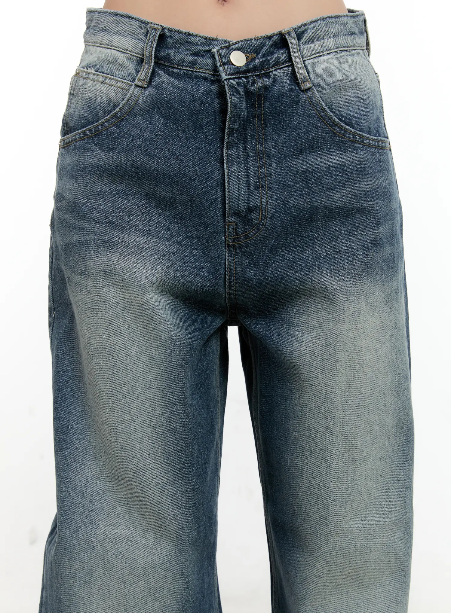 Sevyn Washed Wide Leg Jeans CN505 - Image 9