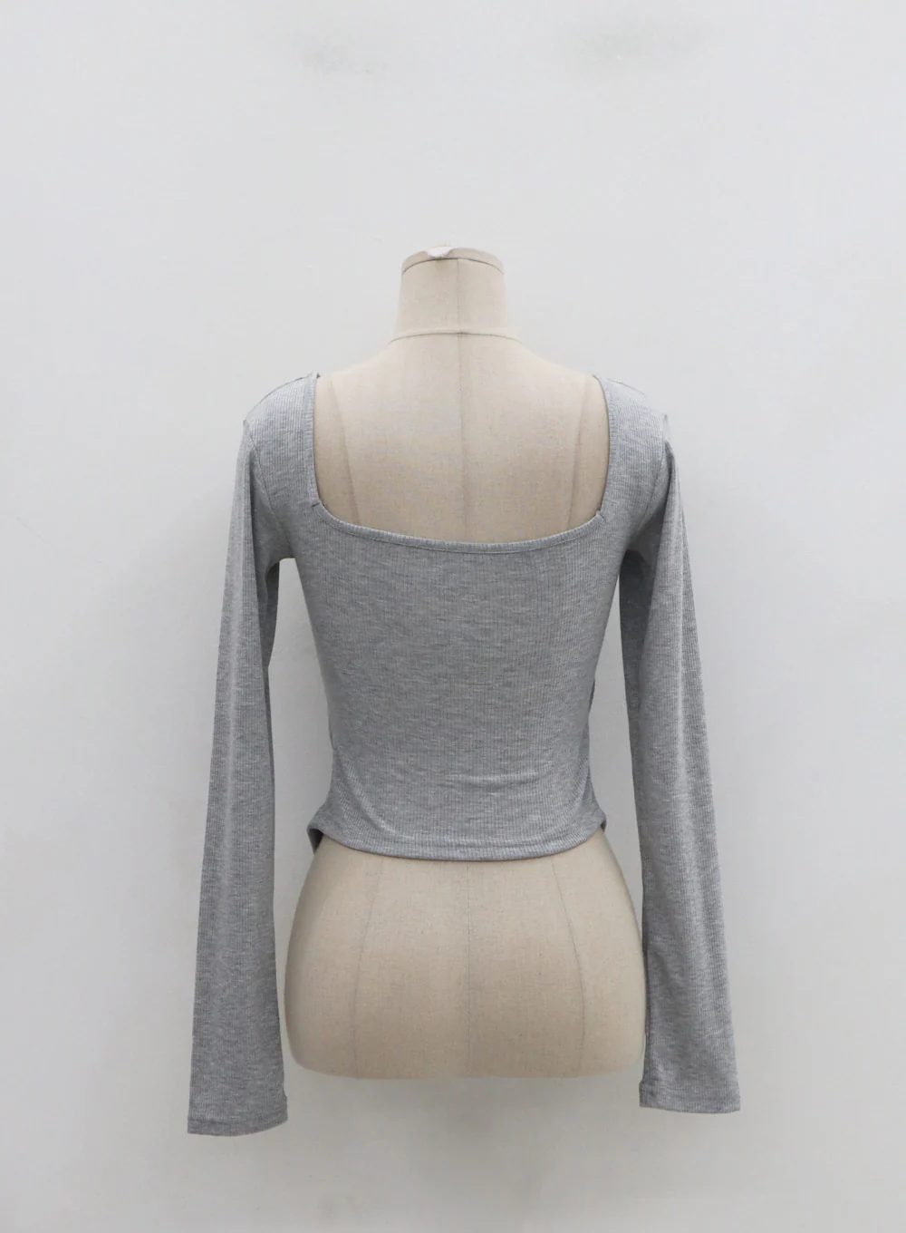 Sexy Square Neck Front Hole Top IN22 - Image 23